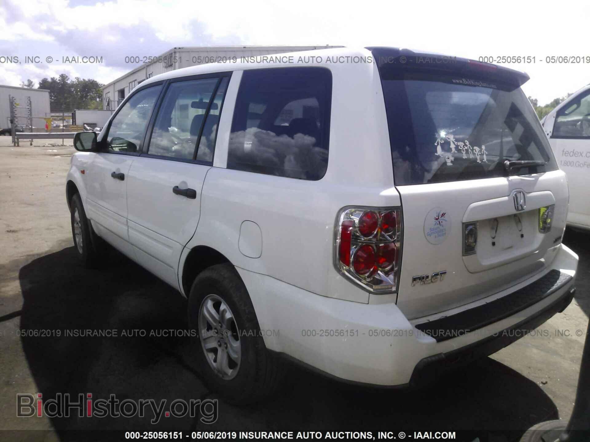 2006 HONDA PILOT - VIN: 2HKYF18116H509059 - Фото 3
