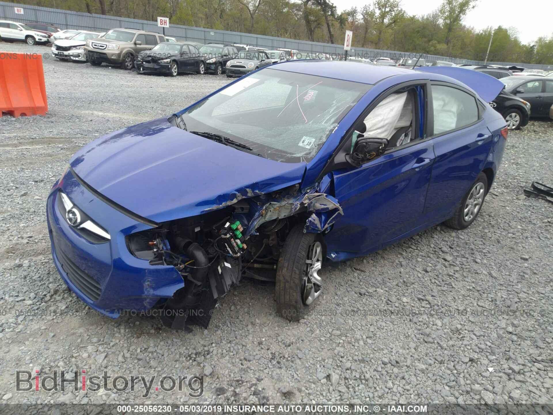2014 HYUNDAI ACCENT - VIN: KMHCT4AE8EU703475 - Фото 2