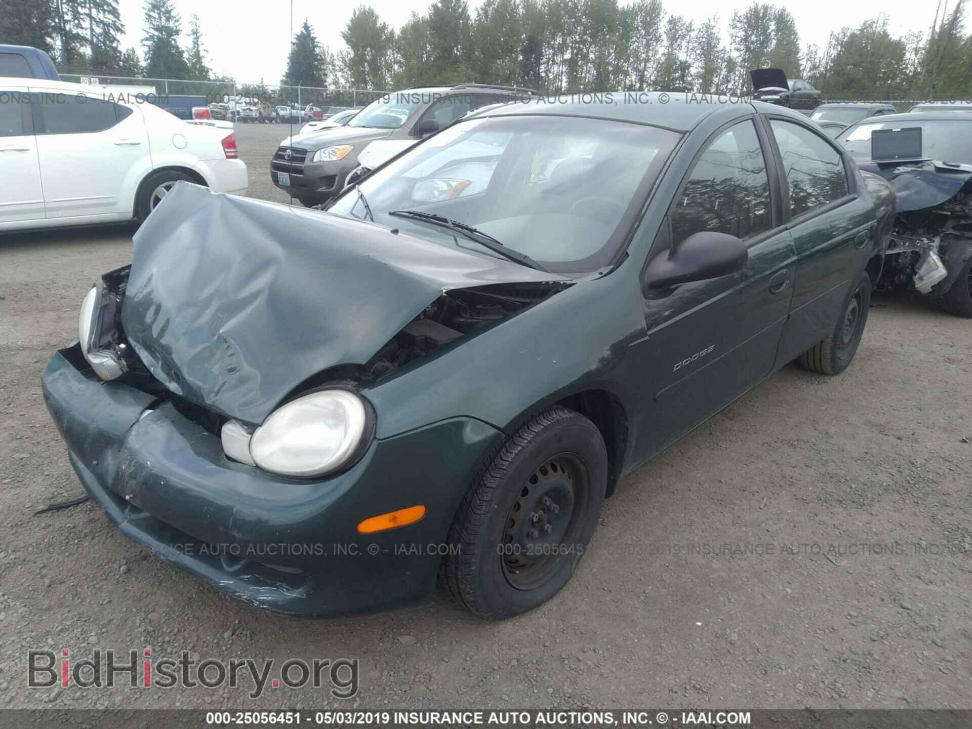 2000 DODGE NEON - VIN: 1B3ES46C2YD725372 - Фото 2