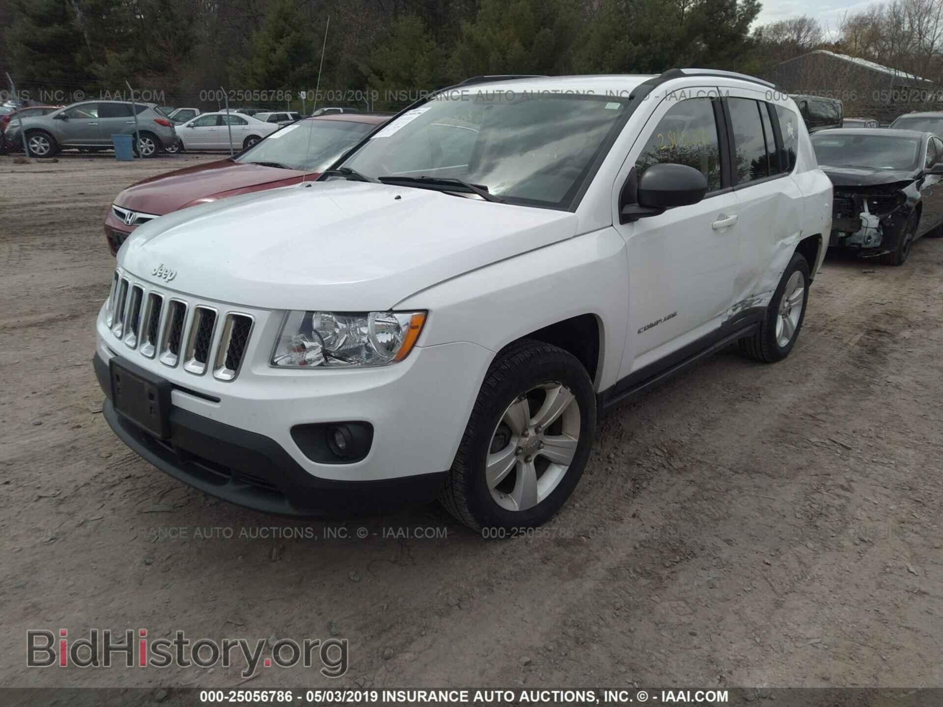 2011 JEEP COMPASS - VIN: 1J4NF1FB2BD150037 - Фото 2