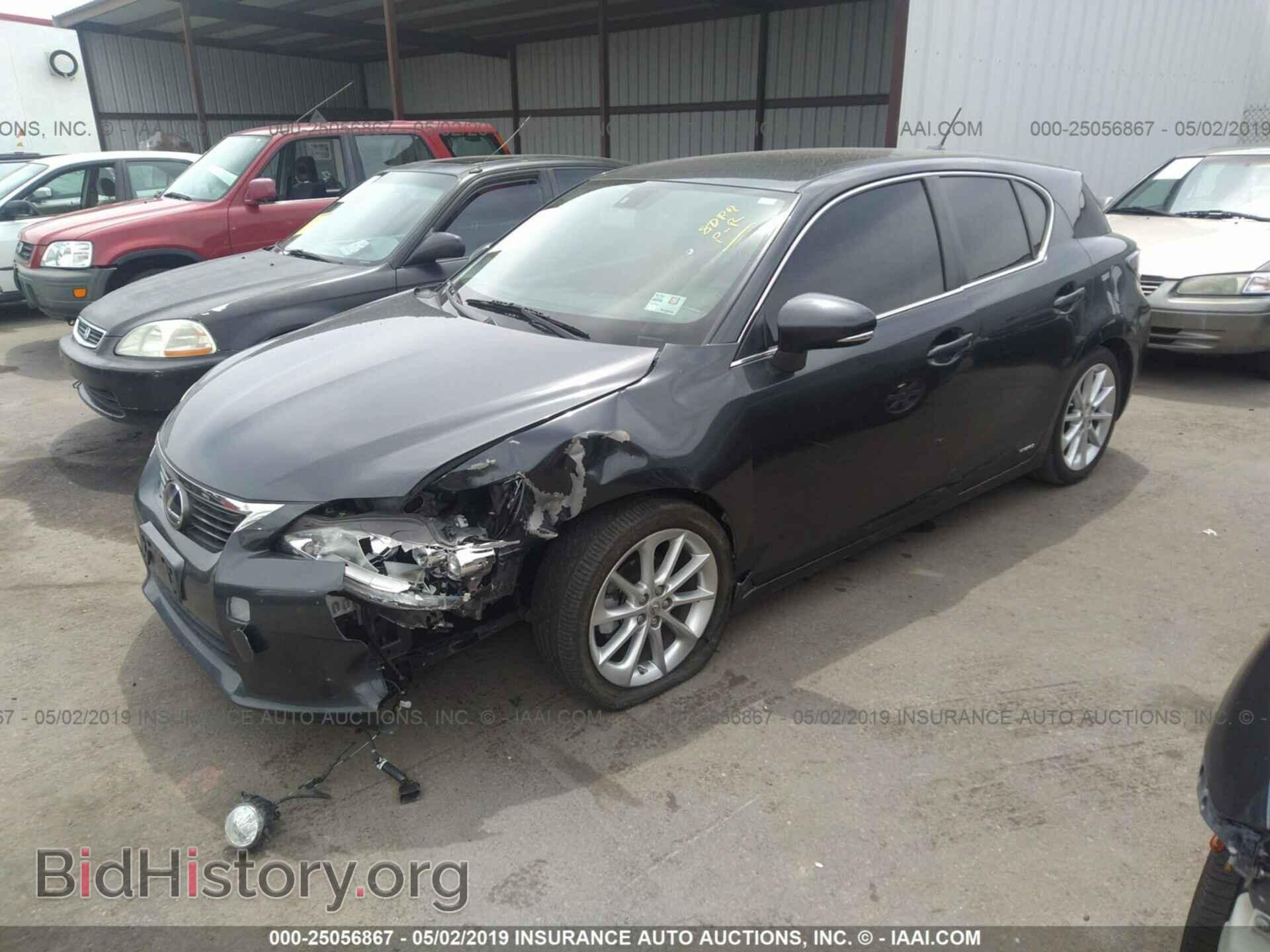 2011 LEXUS CT - VIN: JTHKD5BH8B2043360 - Фото 2