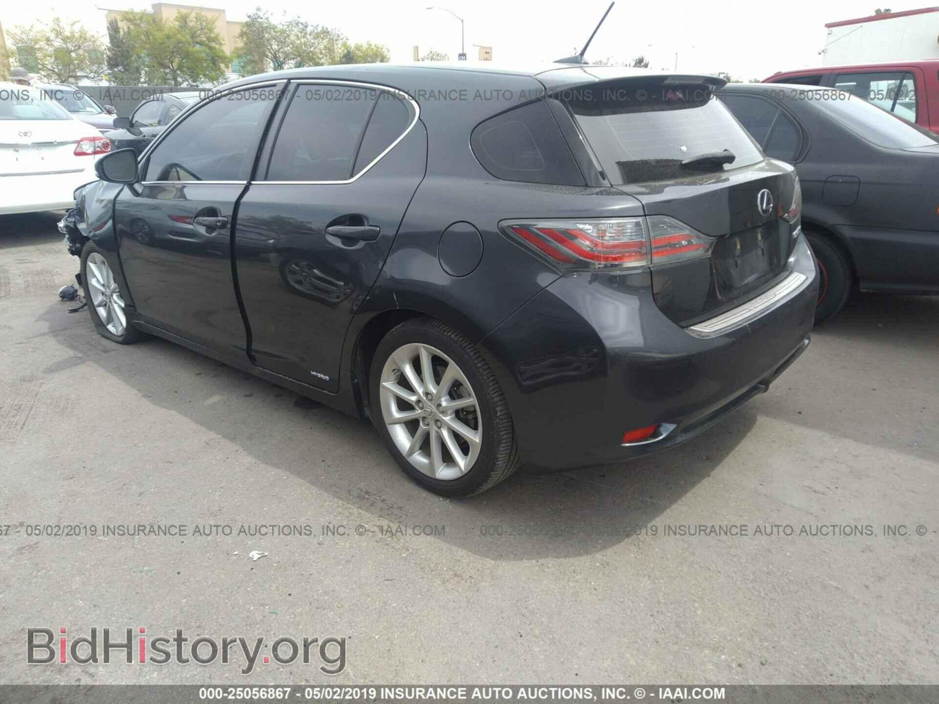 2011 LEXUS CT - VIN: JTHKD5BH8B2043360 - Фото 3