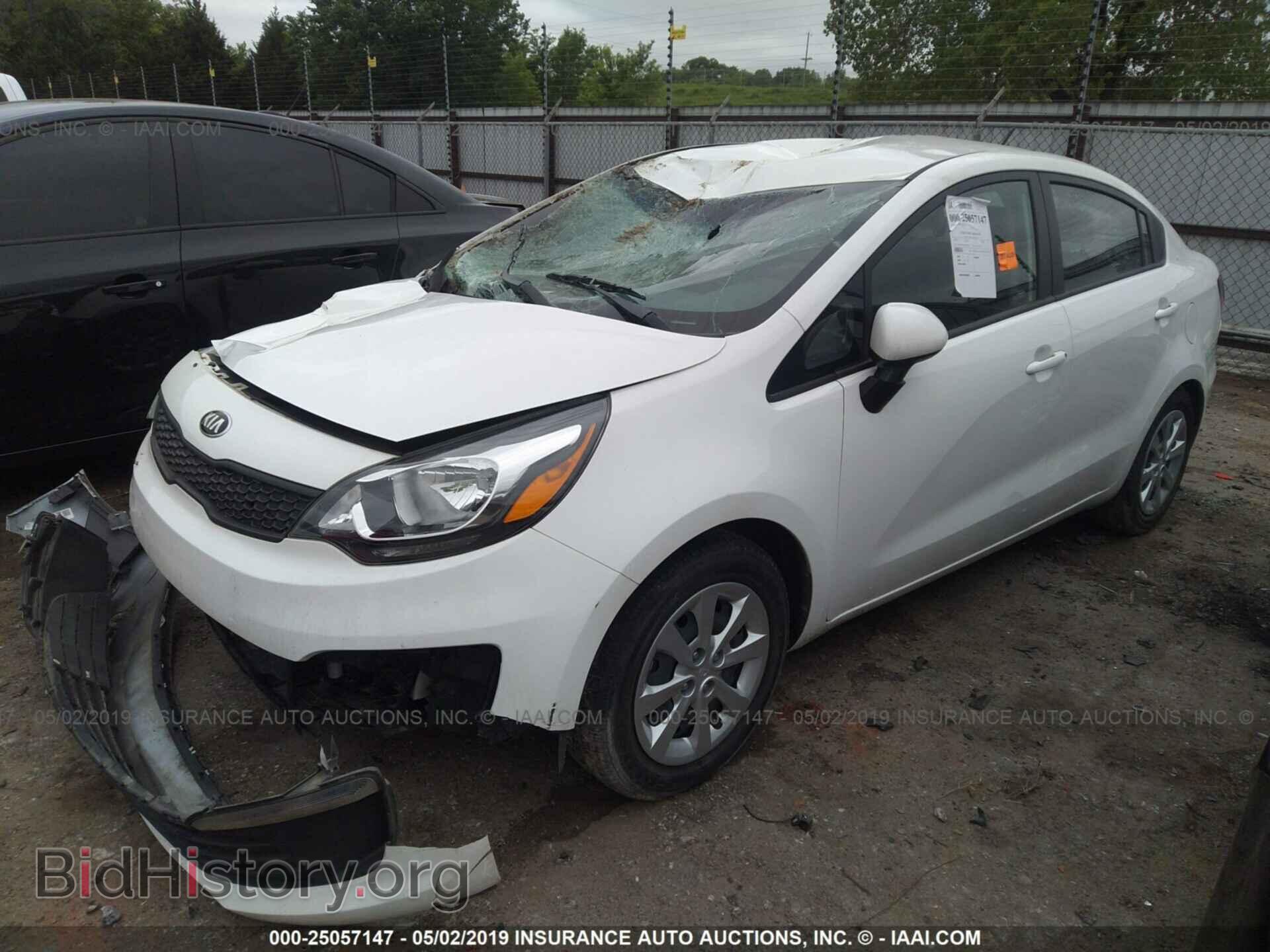 2016 KIA RIO - VIN: KNADM4A30G6653468 - Фото 2