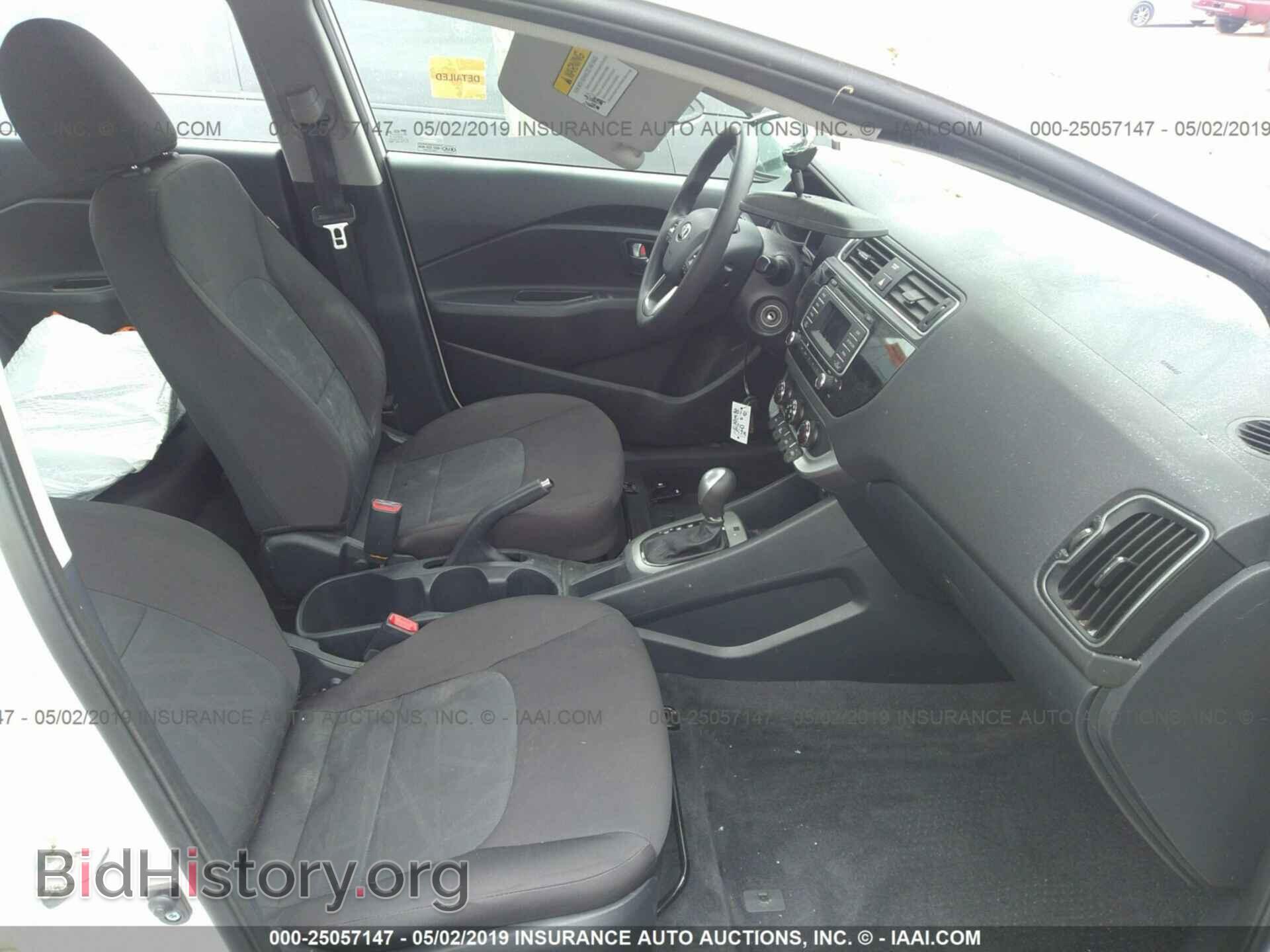 2016 KIA RIO - VIN: KNADM4A30G6653468 - Фото 5