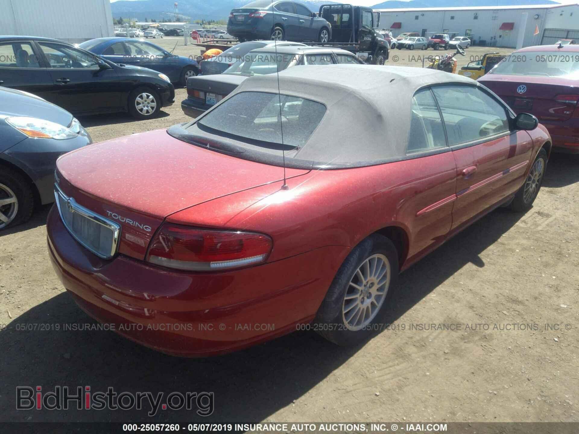 2004 CHRYSLER SEBRING - VIN: 1C3EL55R74N365581 - Фото 4