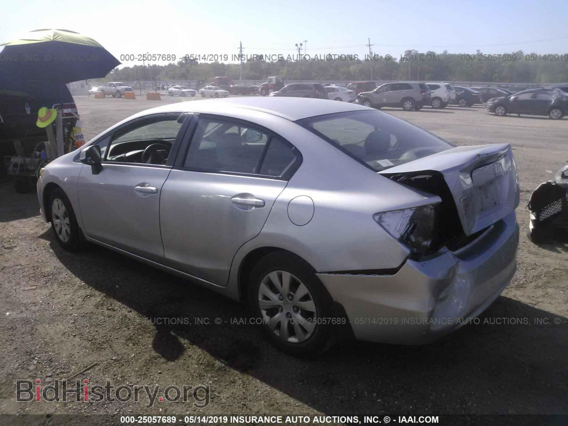 2012 HONDA CIVIC - VIN: 19XFB2F59CE009584 - Фото 3