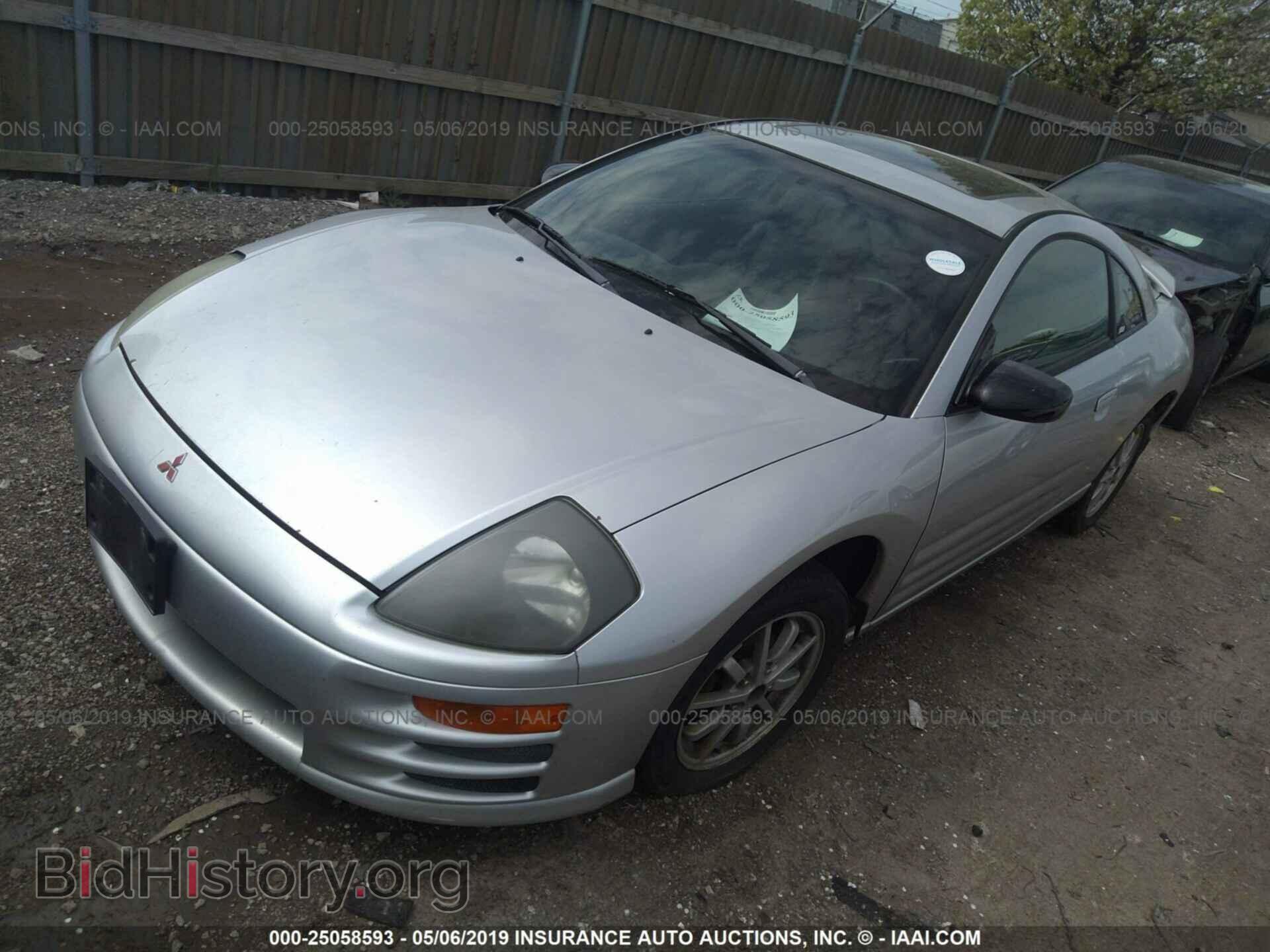 2001 MITSUBISHI ECLIPSE - VIN: 4A3AC44G71E178032 - Фото 2