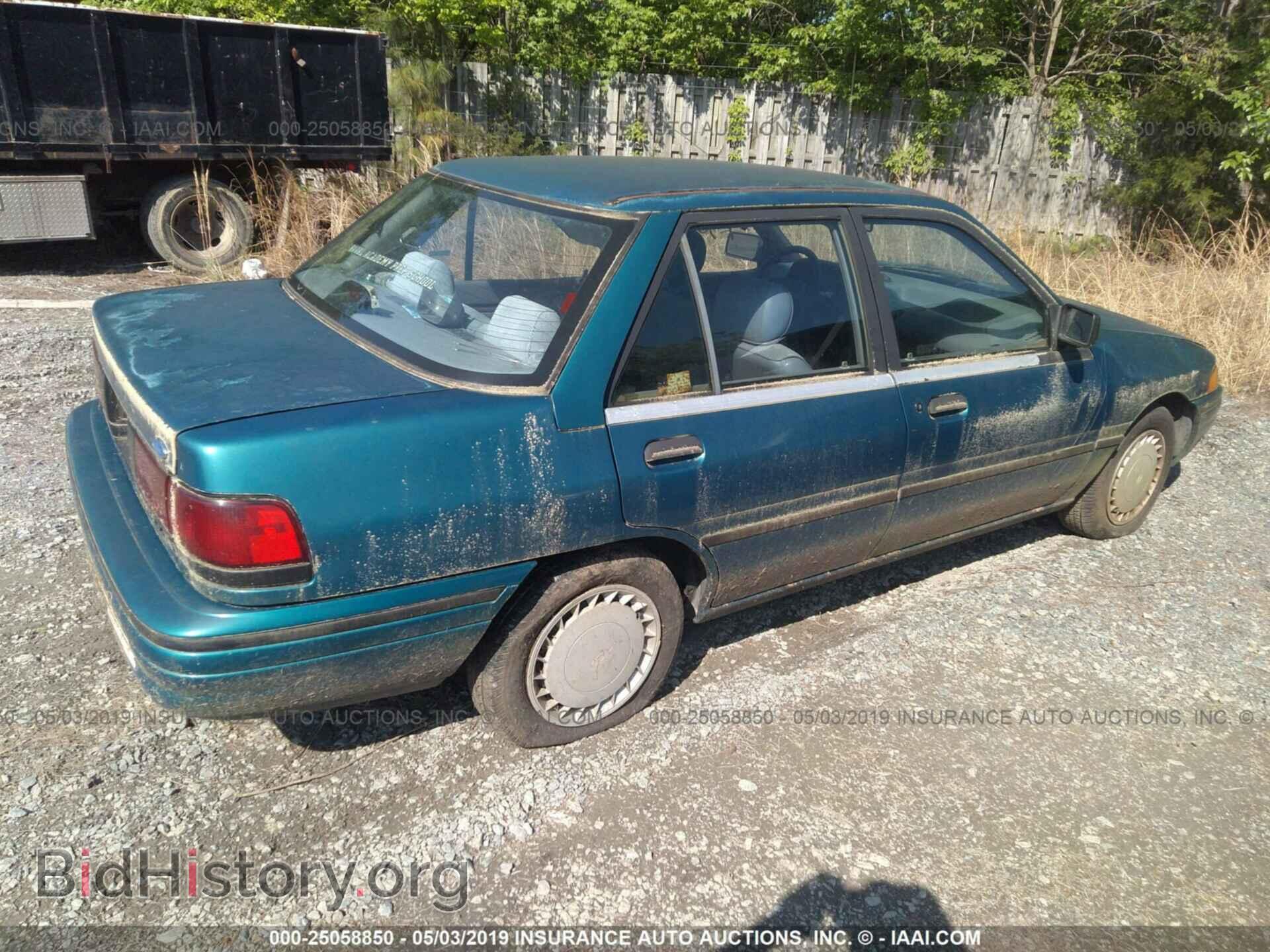 1993 FORD ESCORT - VIN: 3FAPP13J7PR190920 - Фото 4