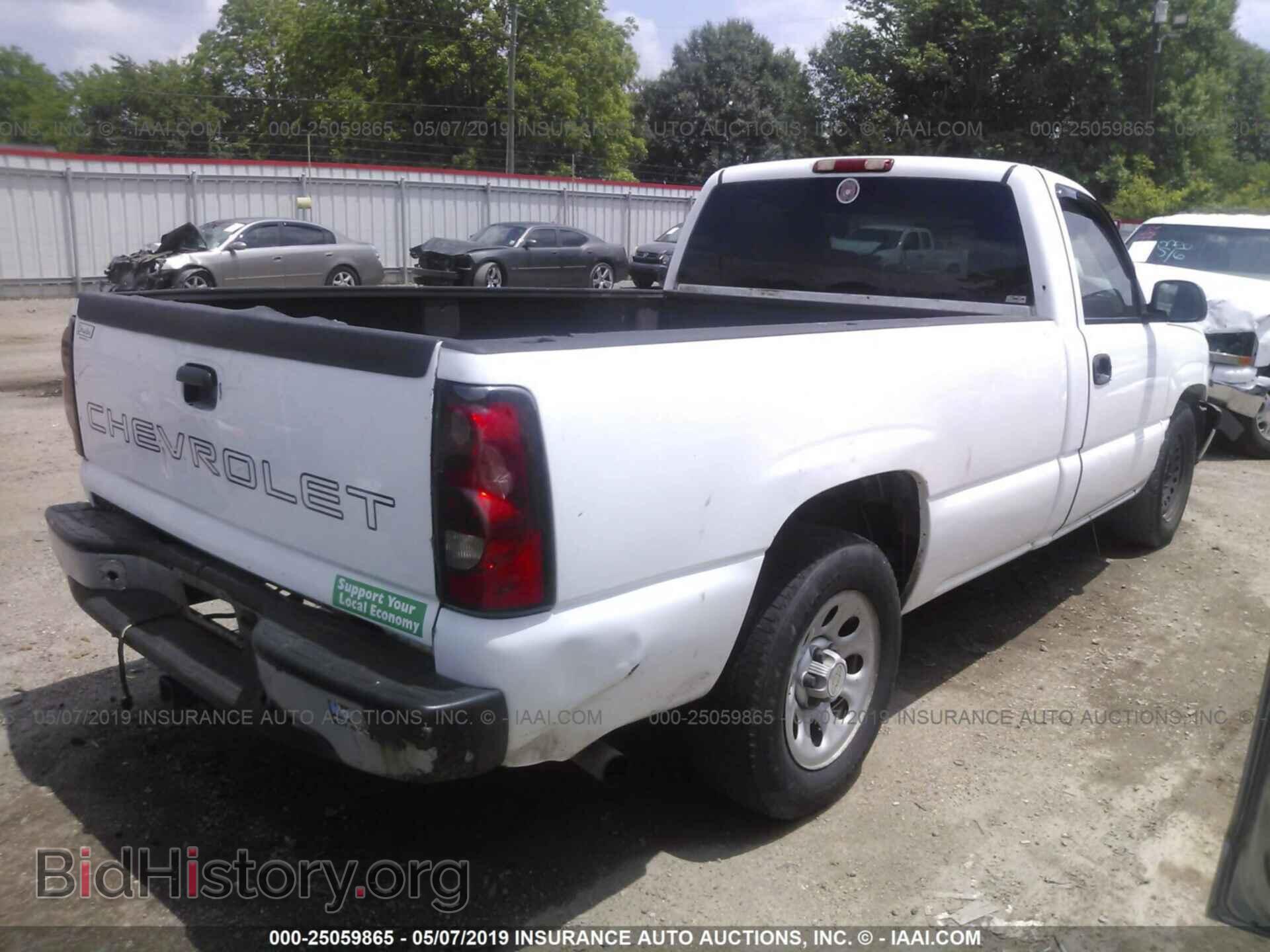 2007 CHEVROLET SILVERADO - VIN: 3GCEC14X17G257300 - Фото 4