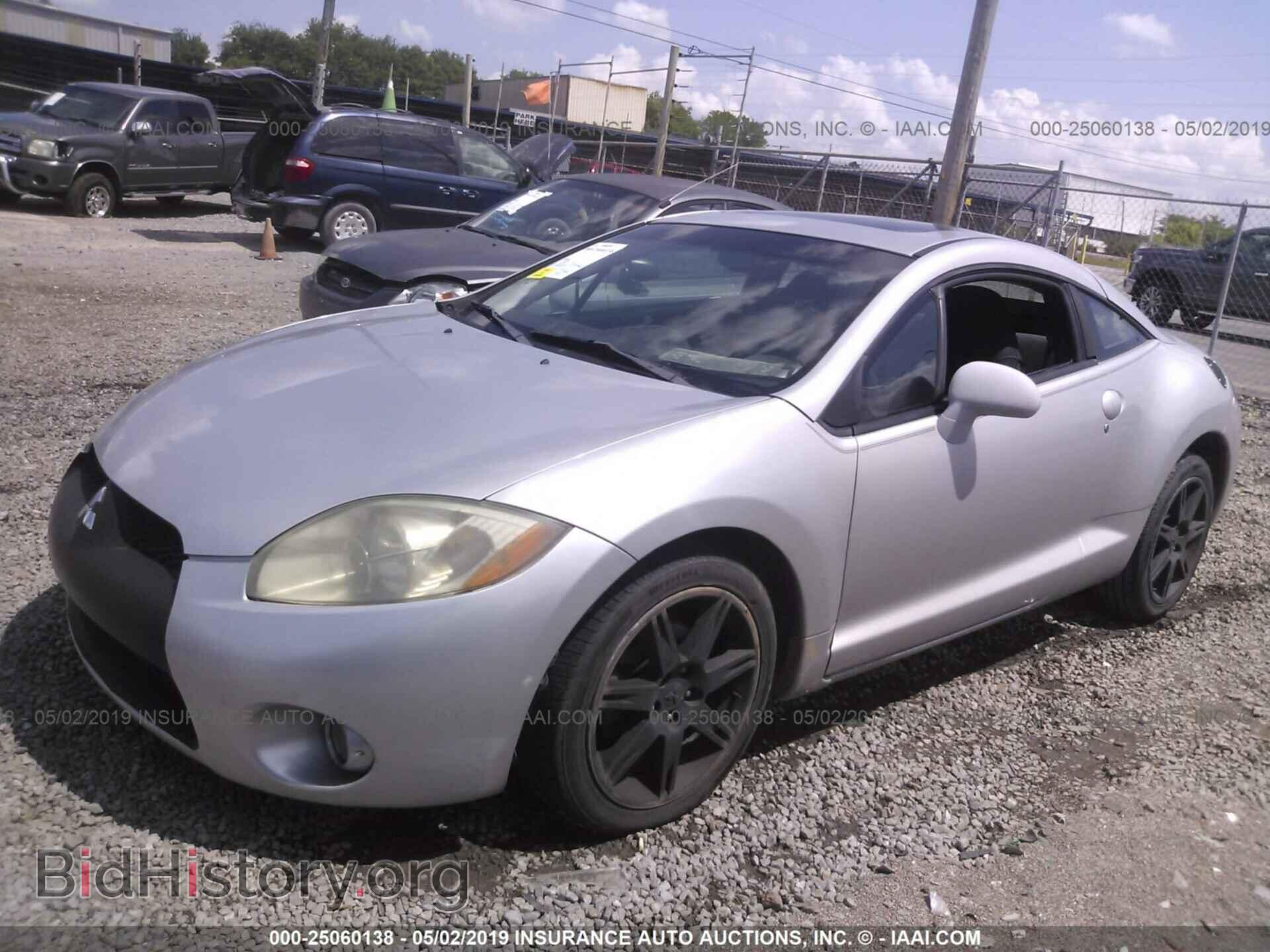 2007 MITSUBISHI ECLIPSE - VIN: 4A3AK34T17E051828 - Фото 2