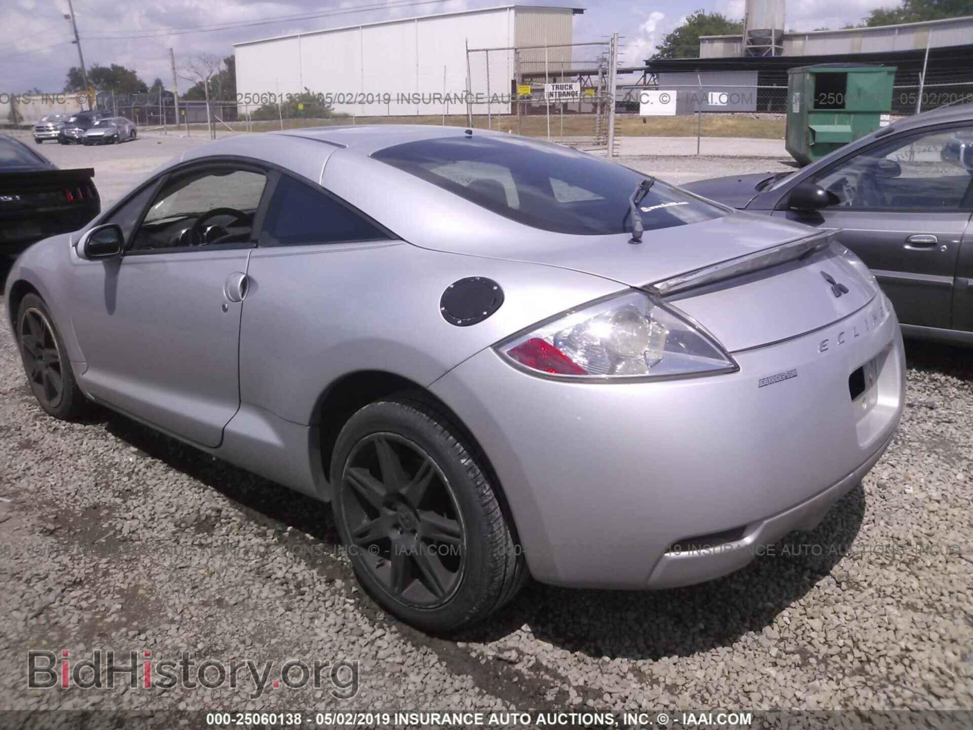 2007 MITSUBISHI ECLIPSE - VIN: 4A3AK34T17E051828 - Фото 3