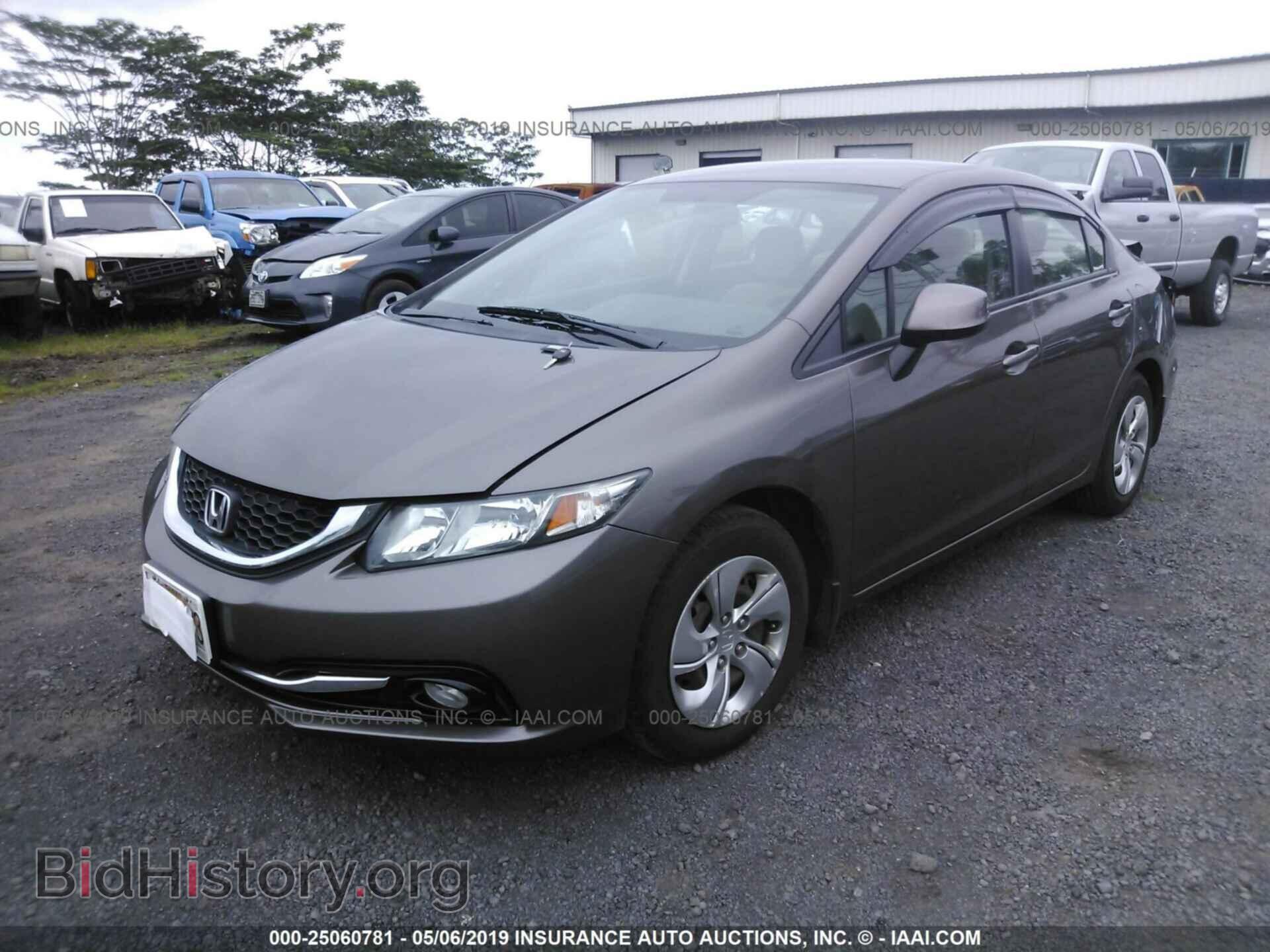 2013 HONDA CIVIC - VIN: 2HGFB2F59DH587627 - Фото 2