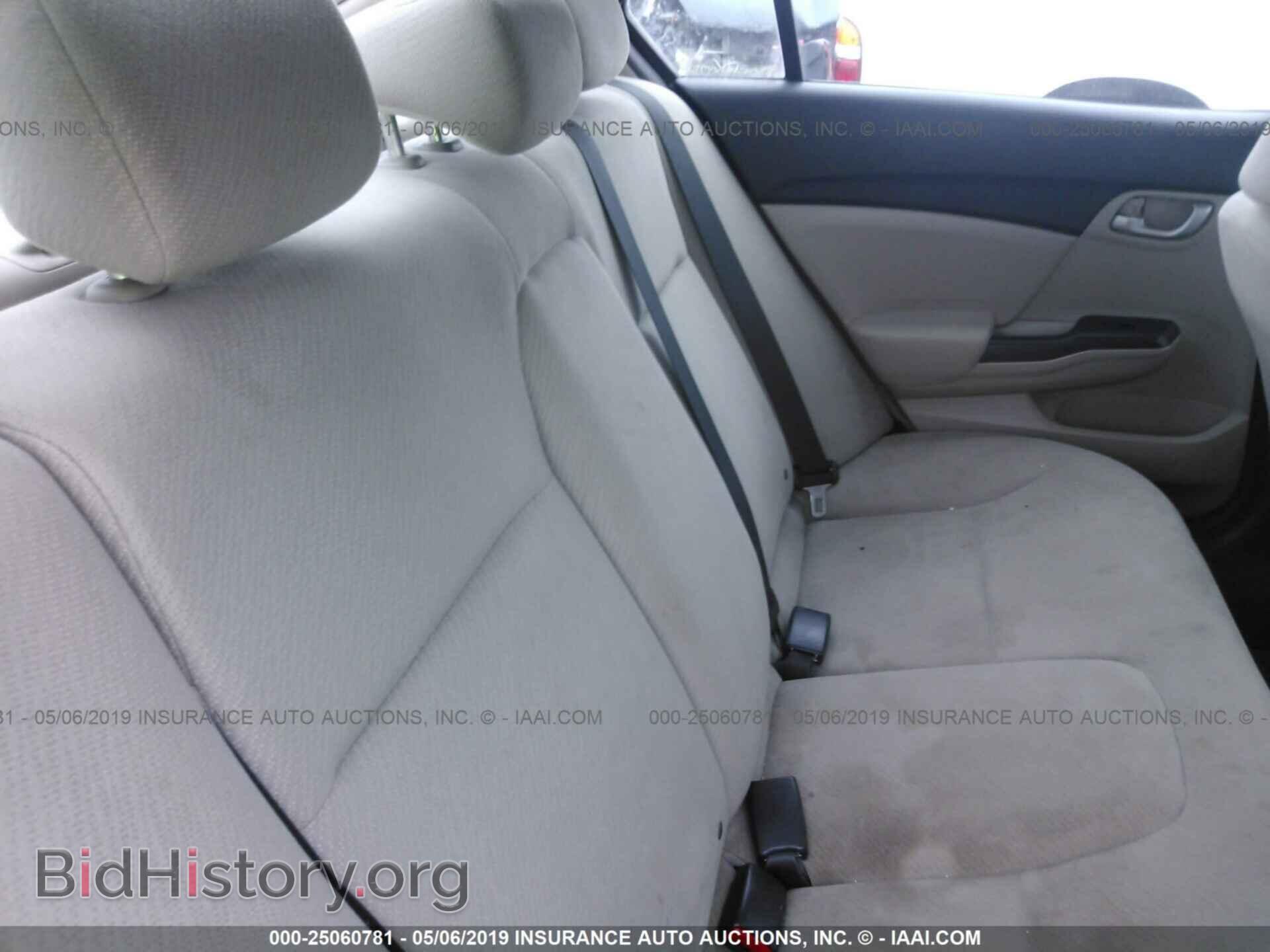 2013 HONDA CIVIC - VIN: 2HGFB2F59DH587627 - Фото 8