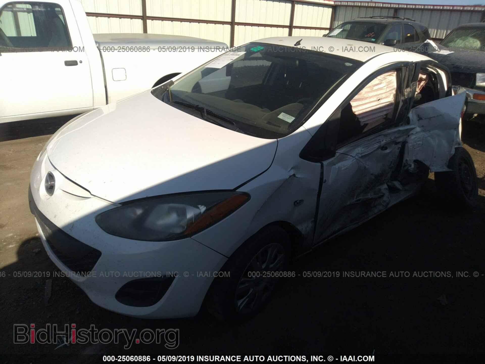 2011 MAZDA MAZDA2 - VIN: JM1DE1HZ3B0115853 - Фото 2