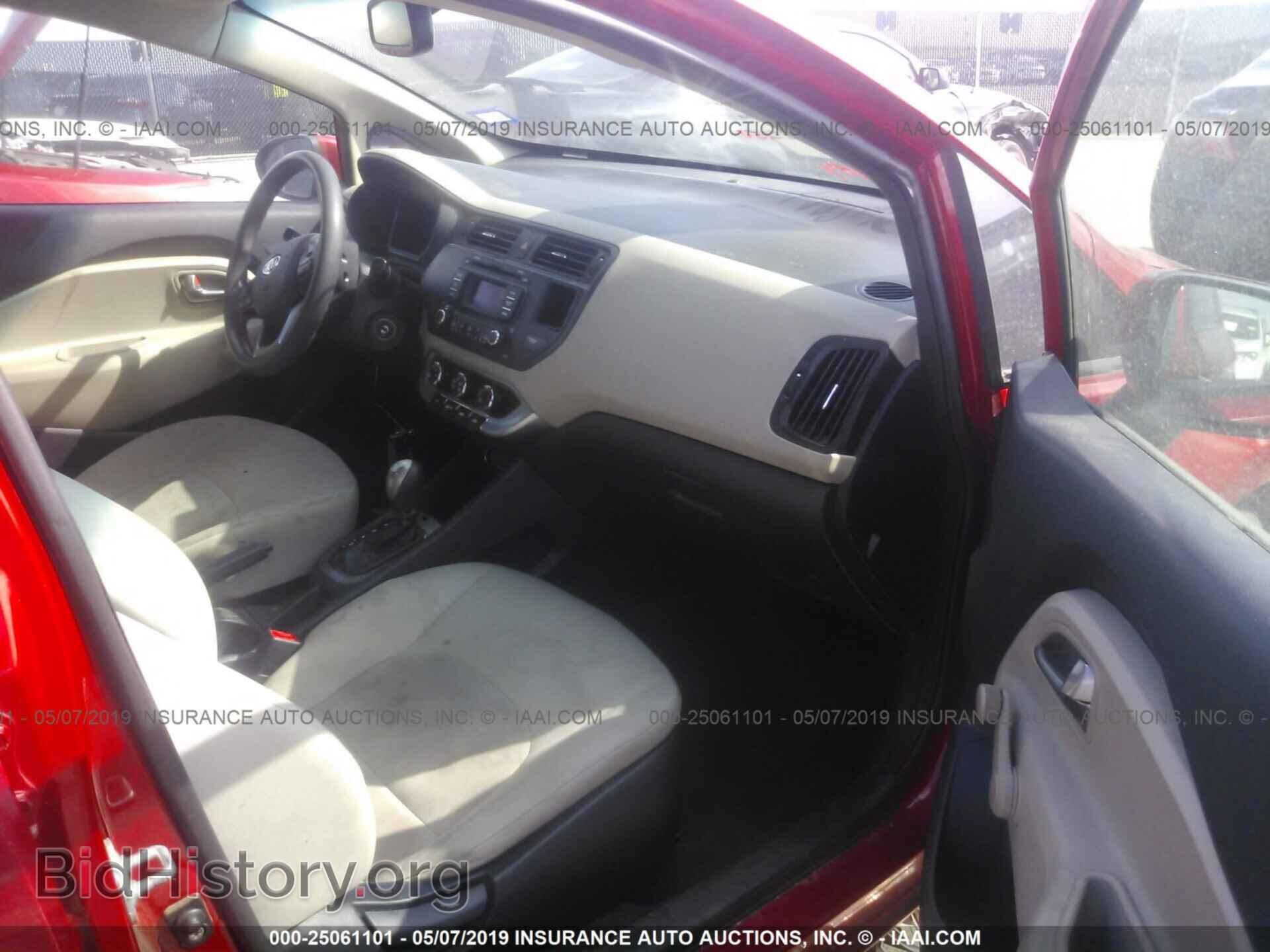 2013 KIA RIO - VIN: KNADM4A32D6099734 - Фото 5