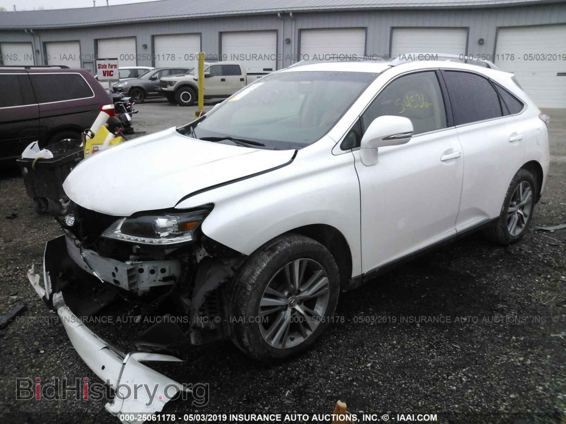 2015 LEXUS RX - VIN: 2T2BK1BA5FC326255 - Фото 2