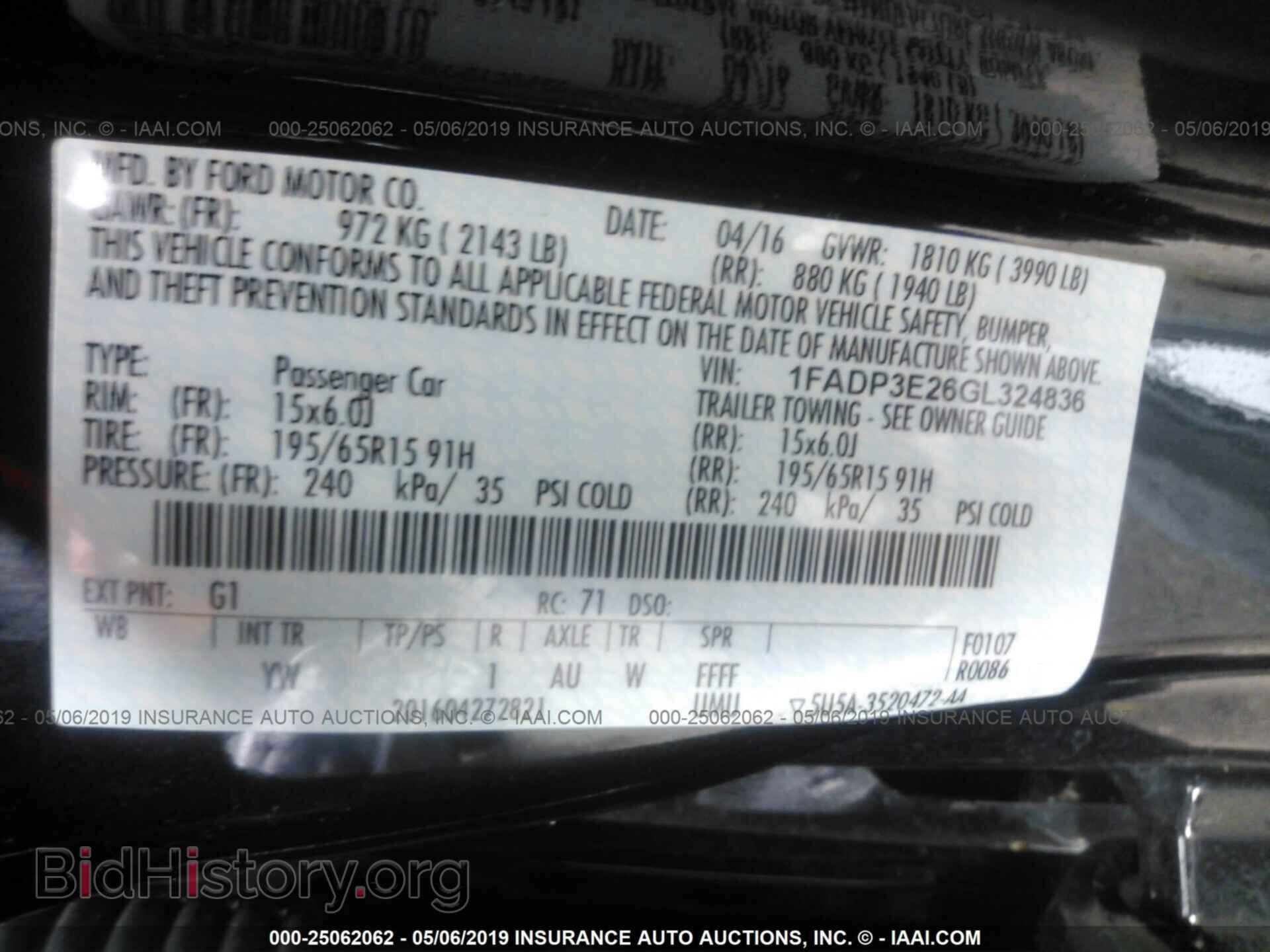 2016 FORD FOCUS - VIN: 1FADP3E26GL324836 - Photo 9
