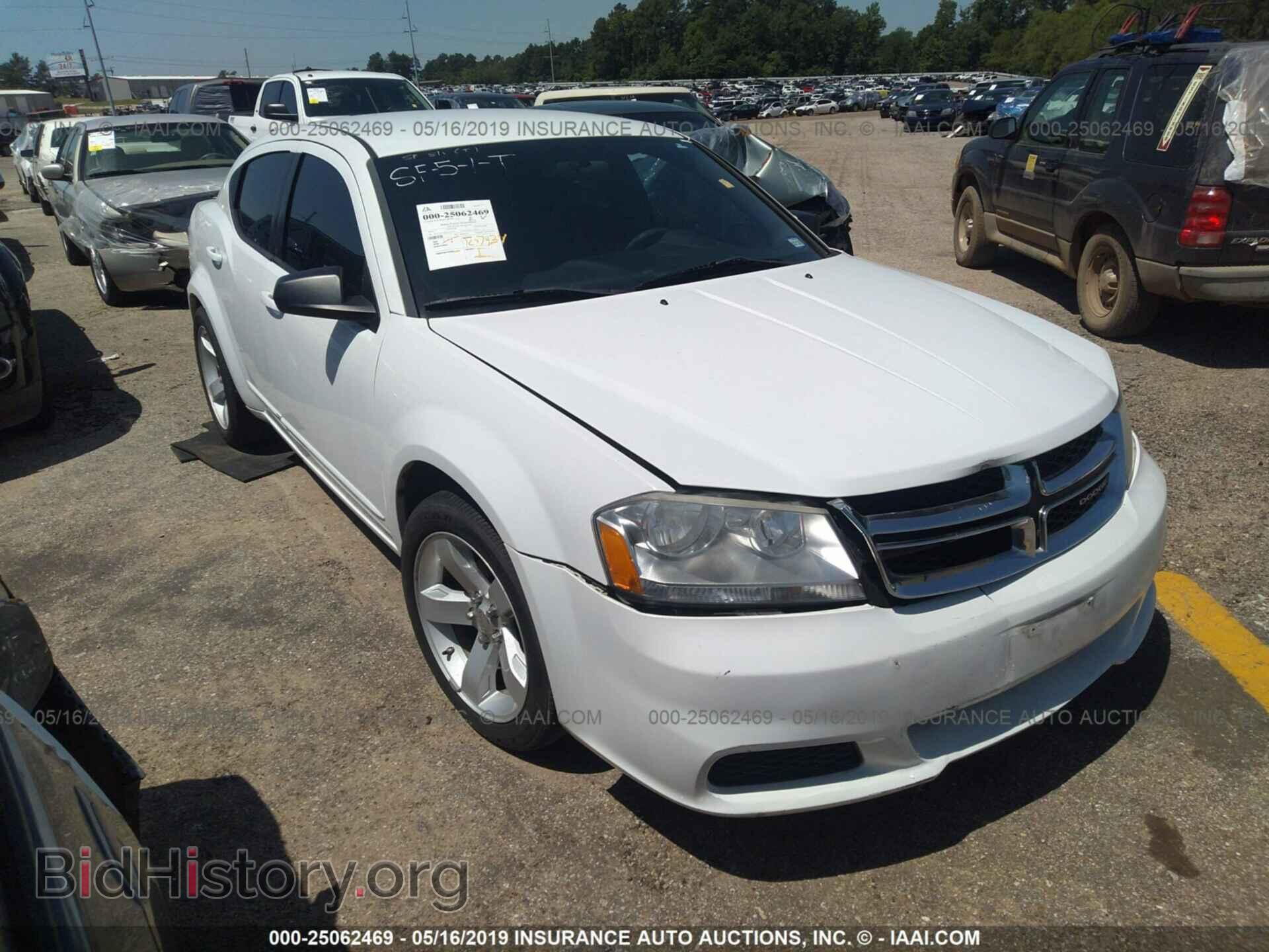 Photo 1C3CDZABXCN322582 - DODGE AVENGER 2012