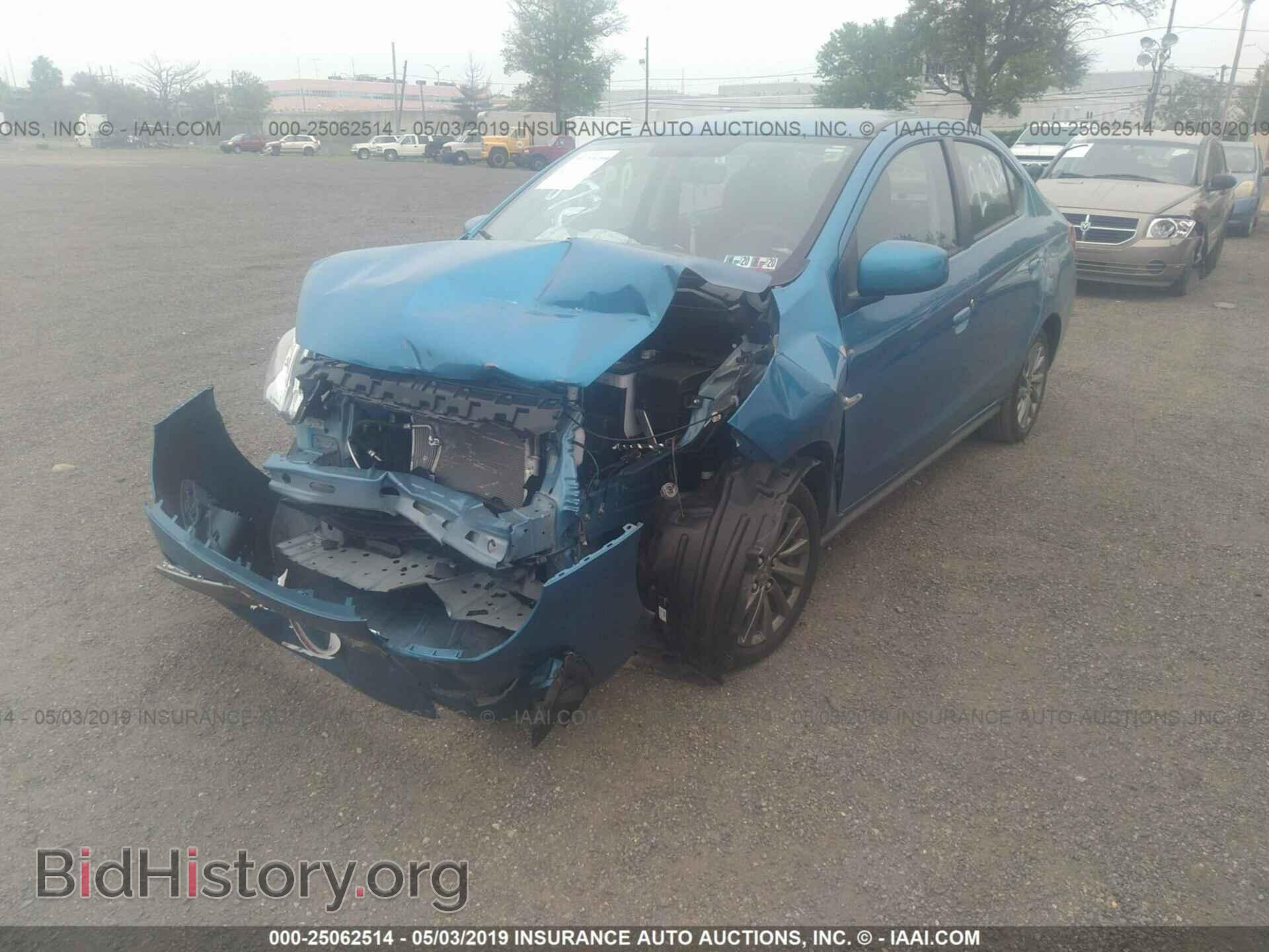 2019 MITSUBISHI MIRAGE - VIN: ML32F3FJ3KHF03900 - Фото 2