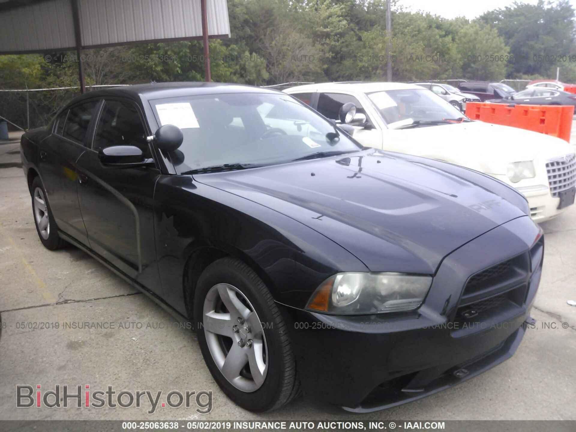 Photo 2C3CDXAT8CH181498 - DODGE CHARGER 2012