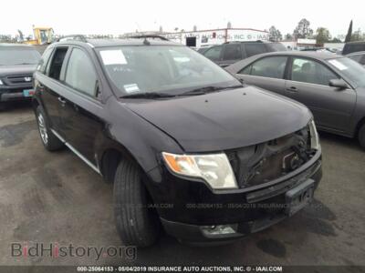 2007 Ford EDGE SEL, black — VIN 2FMDK48C37BB45748, IAAI