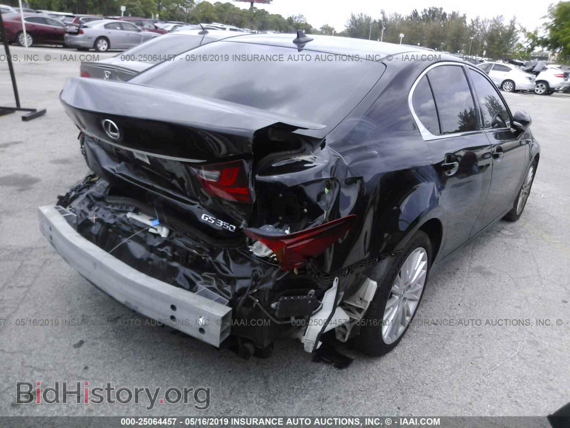 2013 LEXUS GS - VIN: JTHBE1BL1D5017291 - Фото 4
