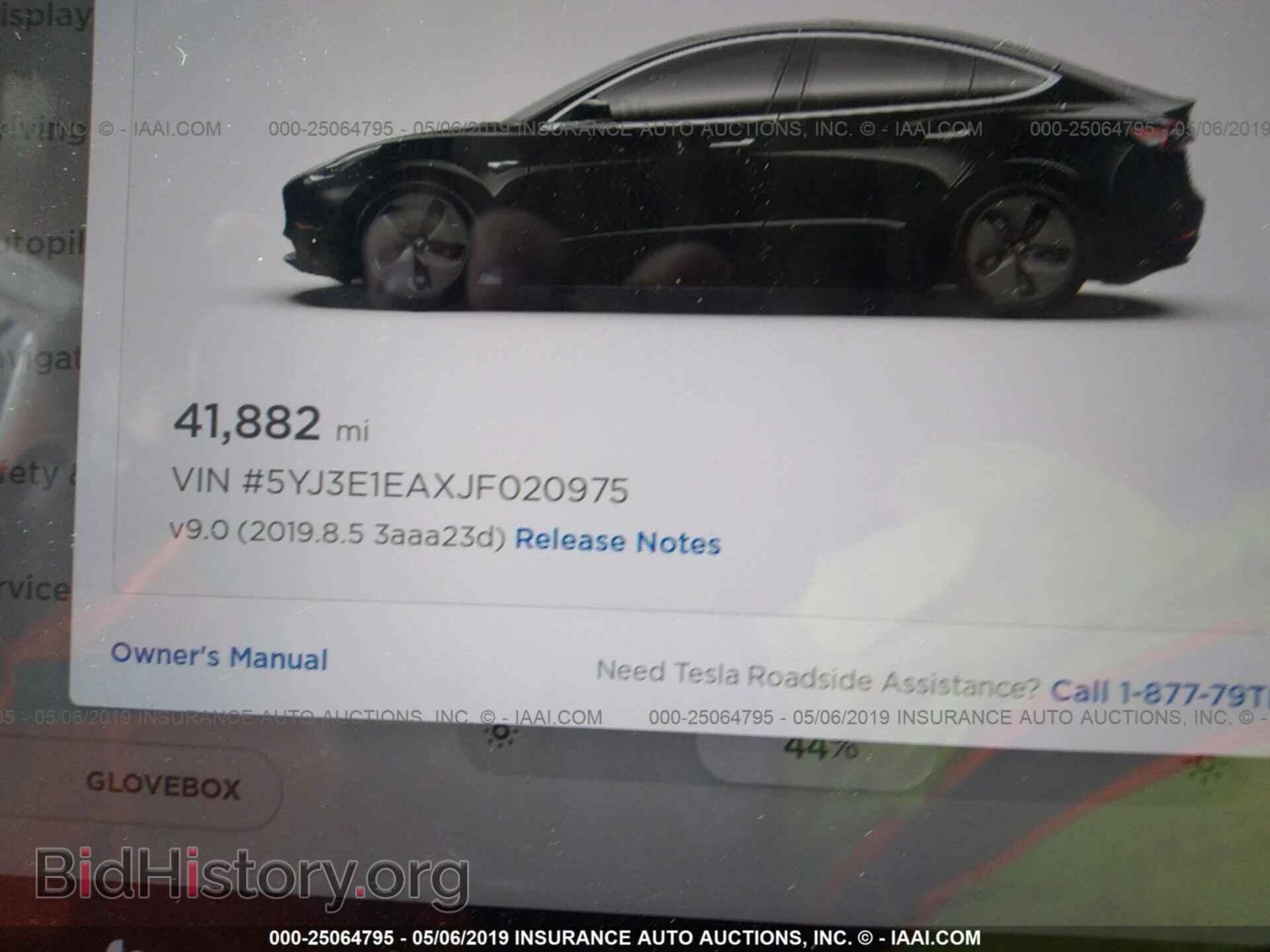 2018 TESLA MODEL 3 - VIN: 5YJ3E1EAXJF020975 - Photo 9