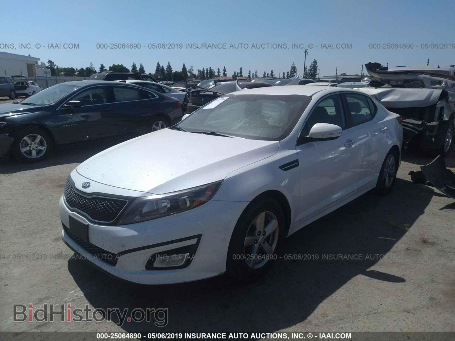 2014 KIA OPTIMA - VIN: 5XXGM4A72EG302174 - Фото 2