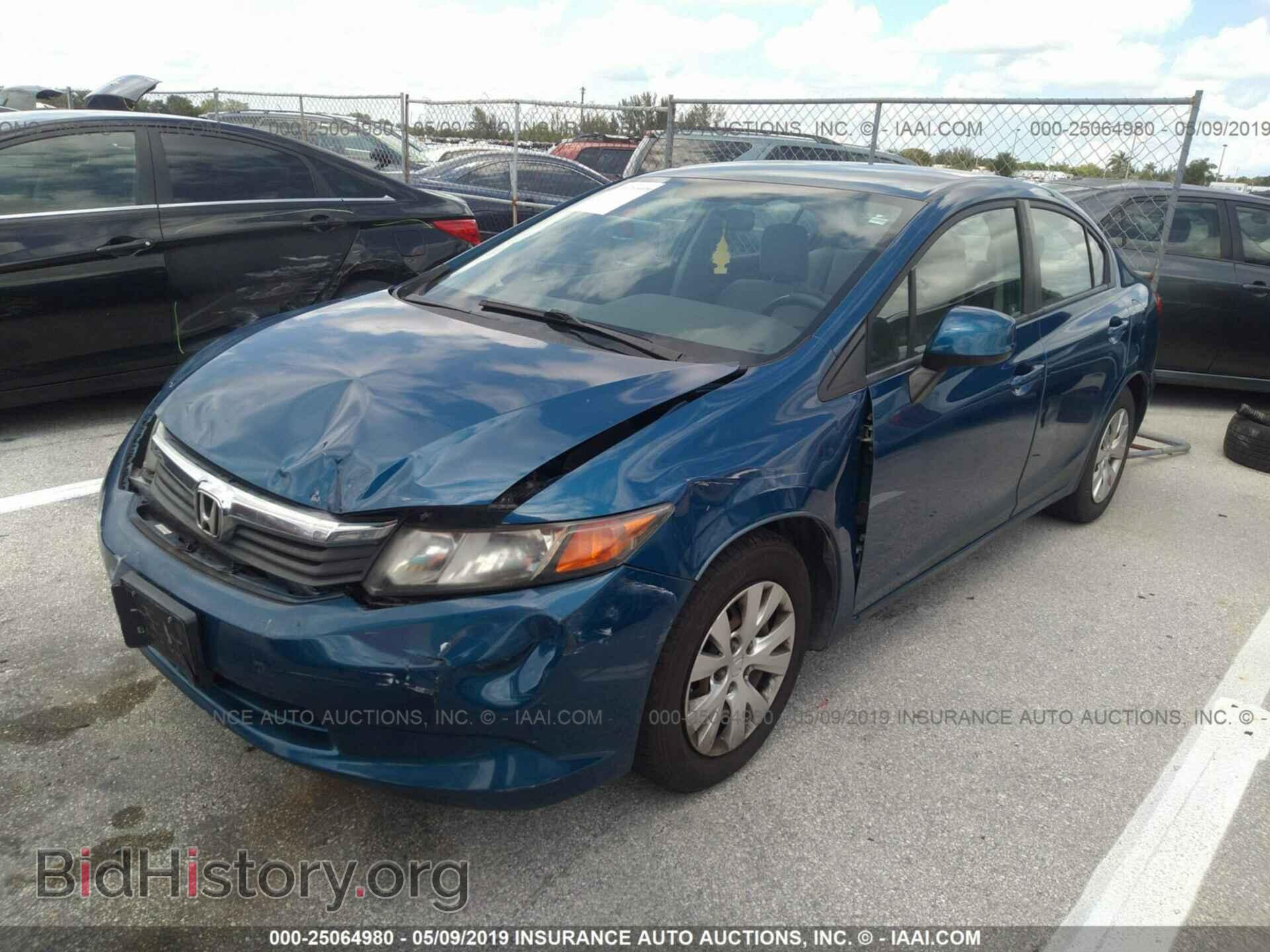 2012 HONDA CIVIC - VIN: 19XFB2F50CE066417 - Фото 2