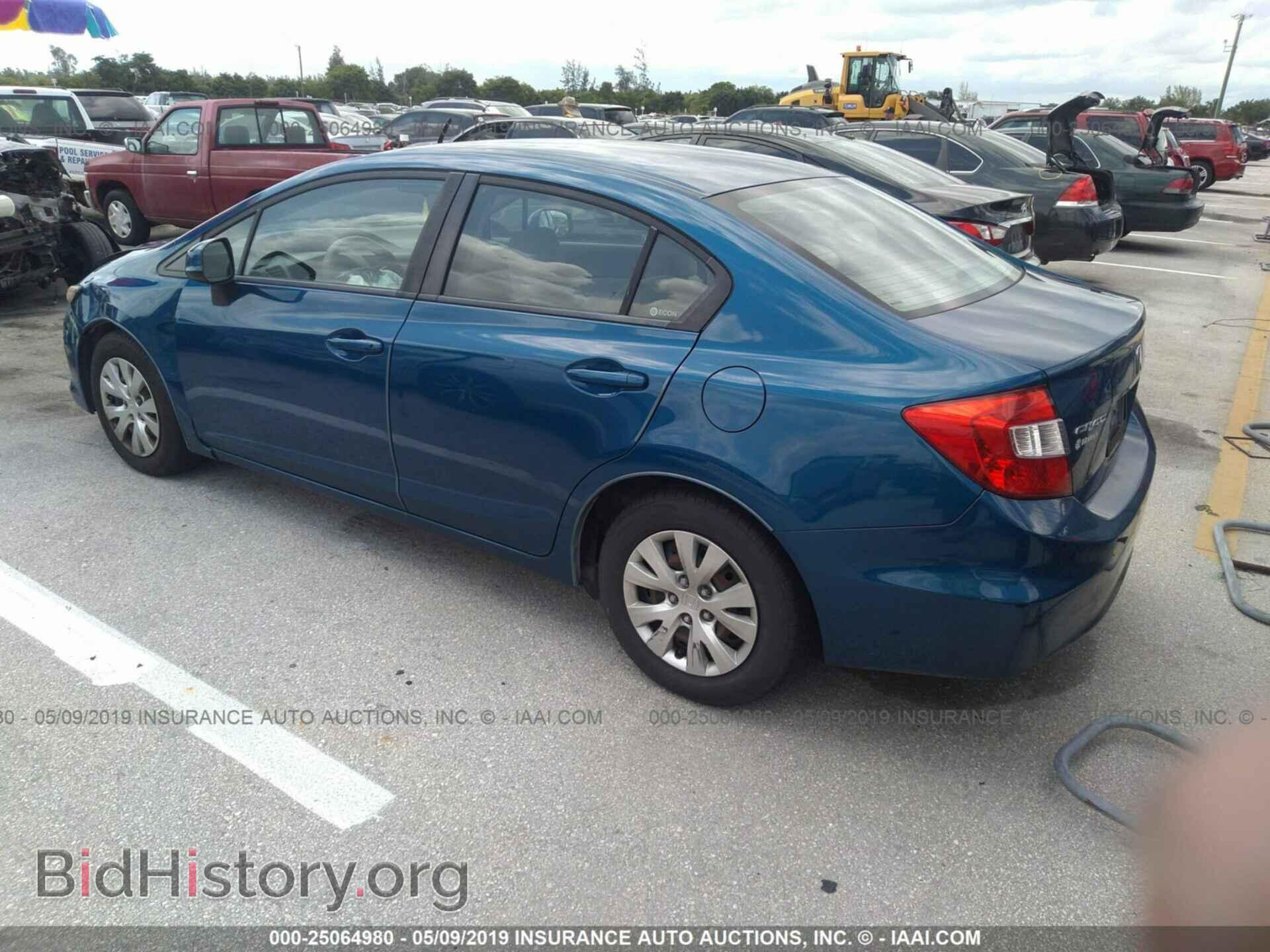 2012 HONDA CIVIC - VIN: 19XFB2F50CE066417 - Фото 3