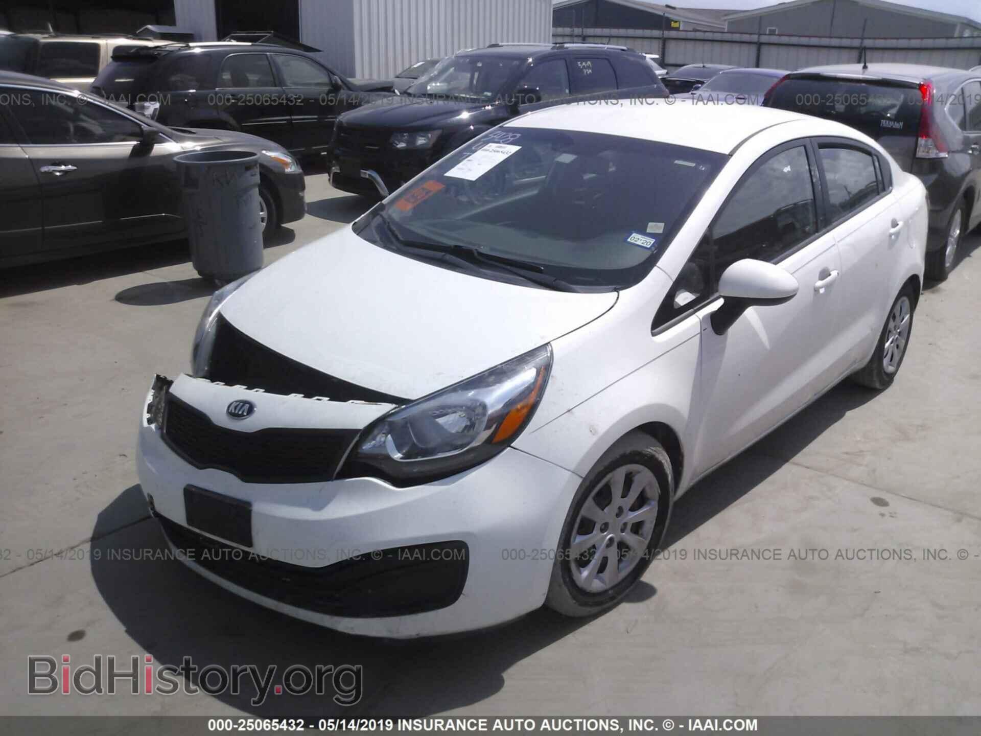 2013 KIA RIO - VIN: KNADM4A36D6309641 - Фото 2