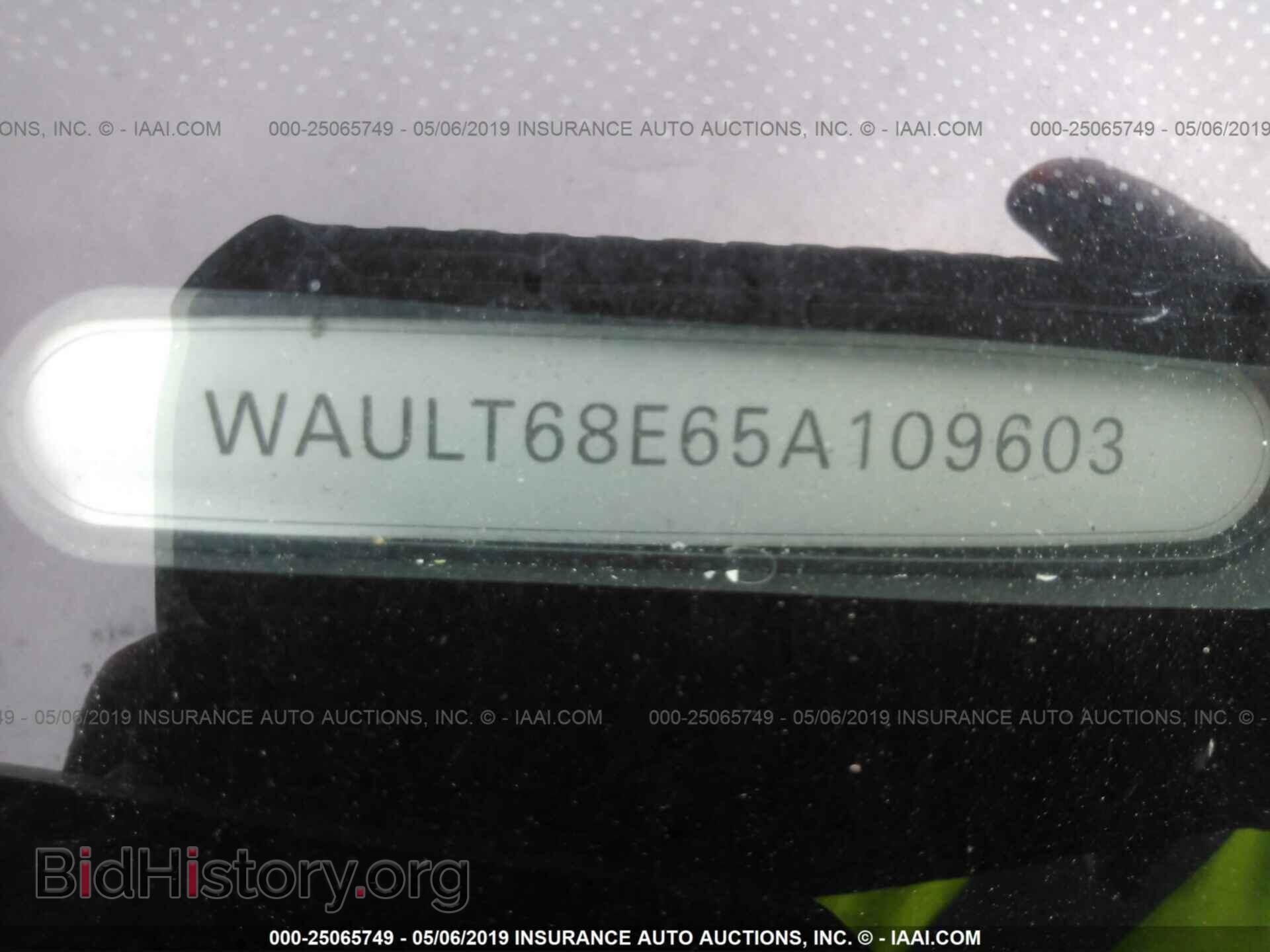 2005 AUDI A4 - VIN: WAULT68E65A109603 - Фото 9