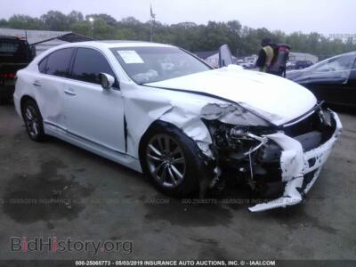 2013 Lexus LS, white — VIN JTHCL5EF4D5015994, IAAI