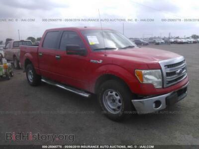 2013 Ford F150 Supercrew, red — VIN 1FTFW1CF3DKF94740, IAAI