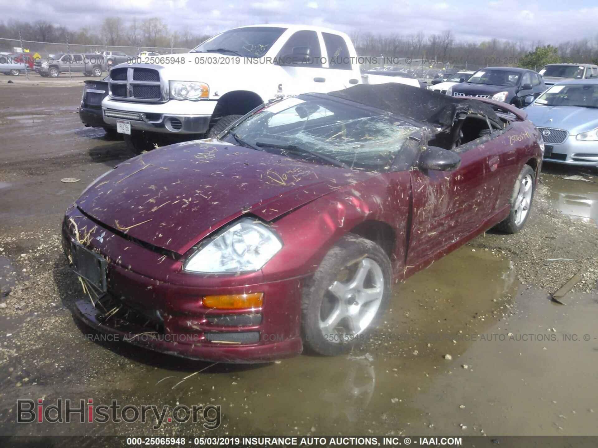 2002 MITSUBISHI ECLIPSE - VIN: 4A3AE85H82E056354 - Фото 2
