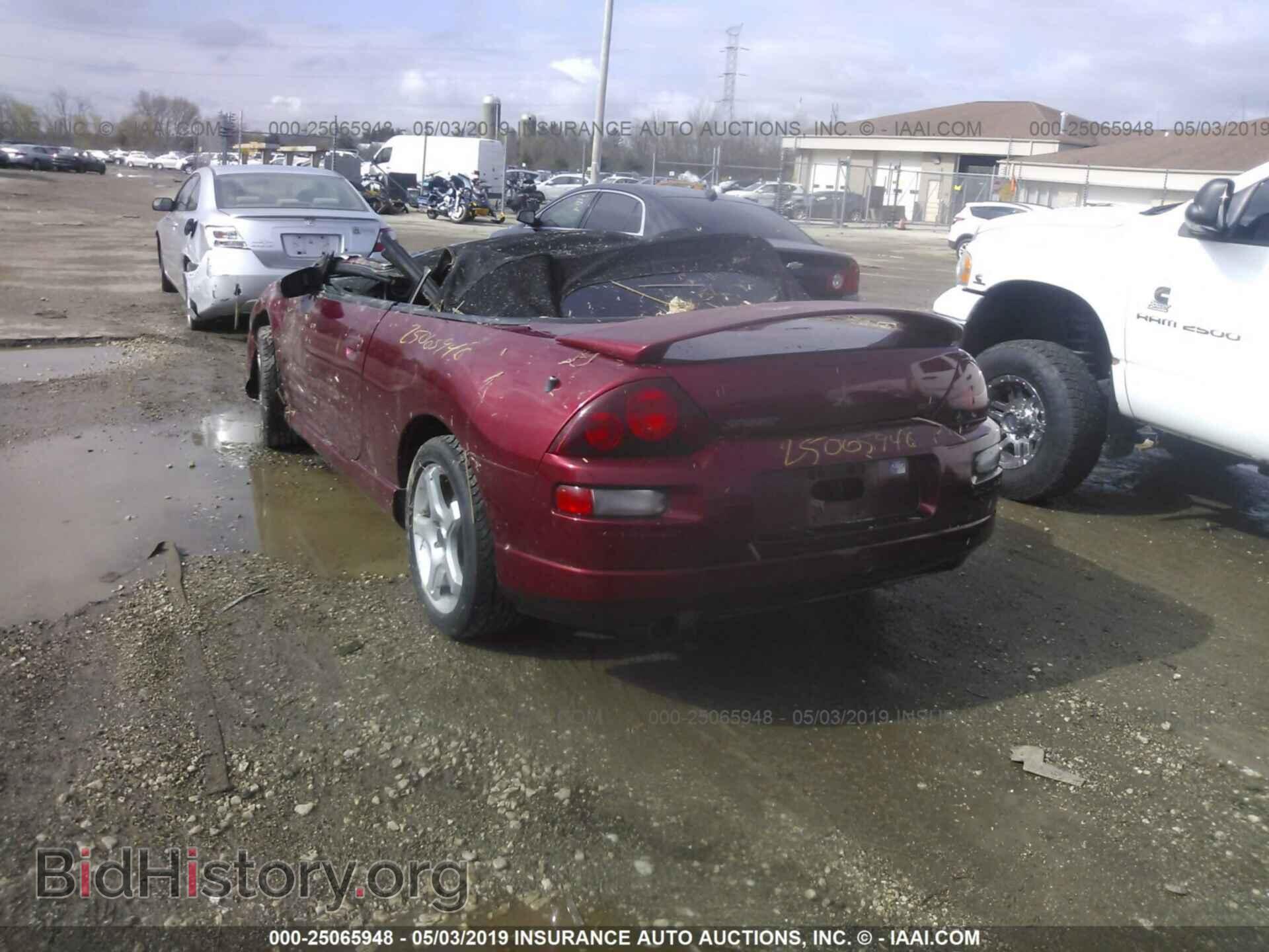 2002 MITSUBISHI ECLIPSE - VIN: 4A3AE85H82E056354 - Фото 3