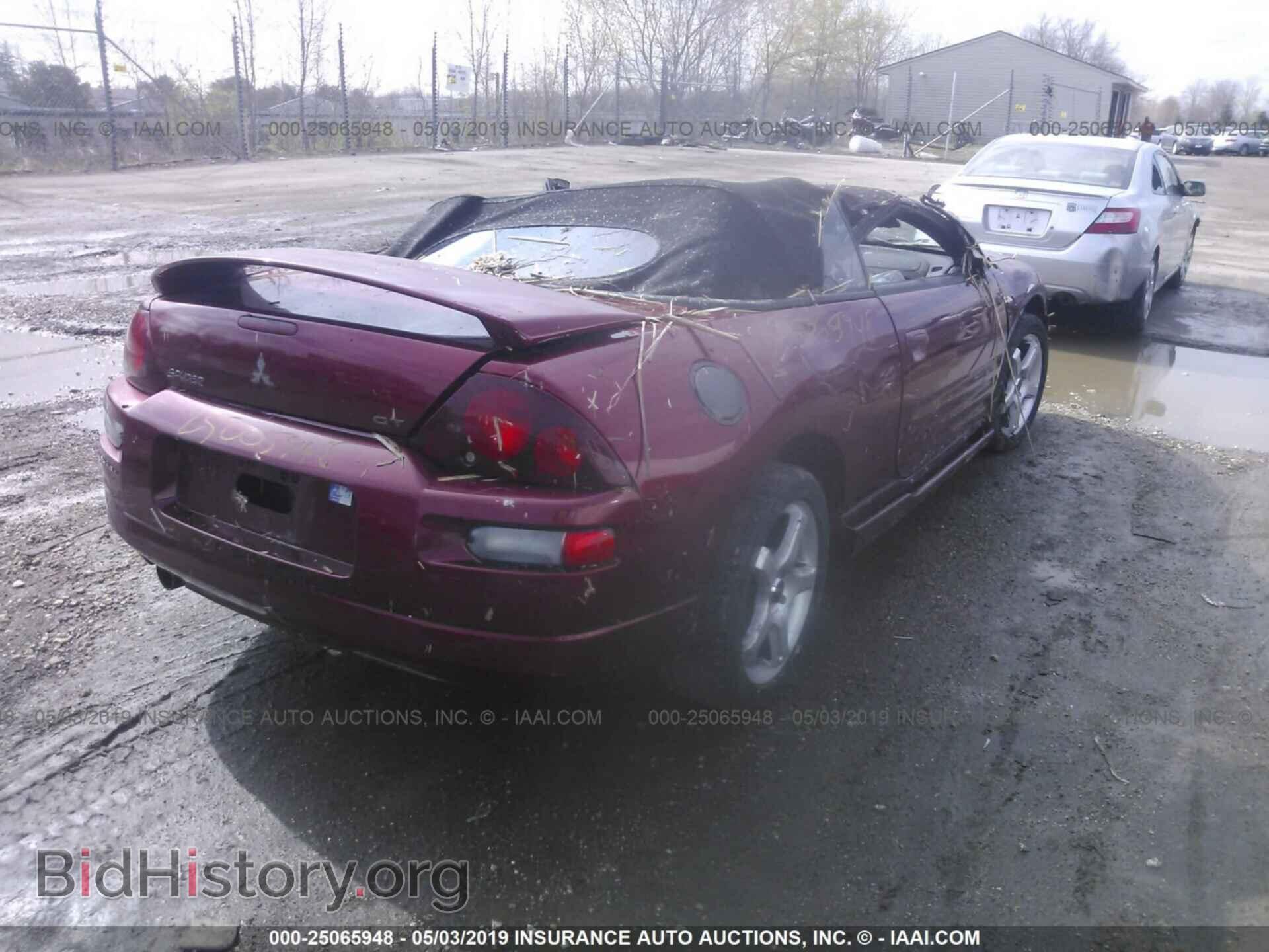2002 MITSUBISHI ECLIPSE - VIN: 4A3AE85H82E056354 - Фото 4