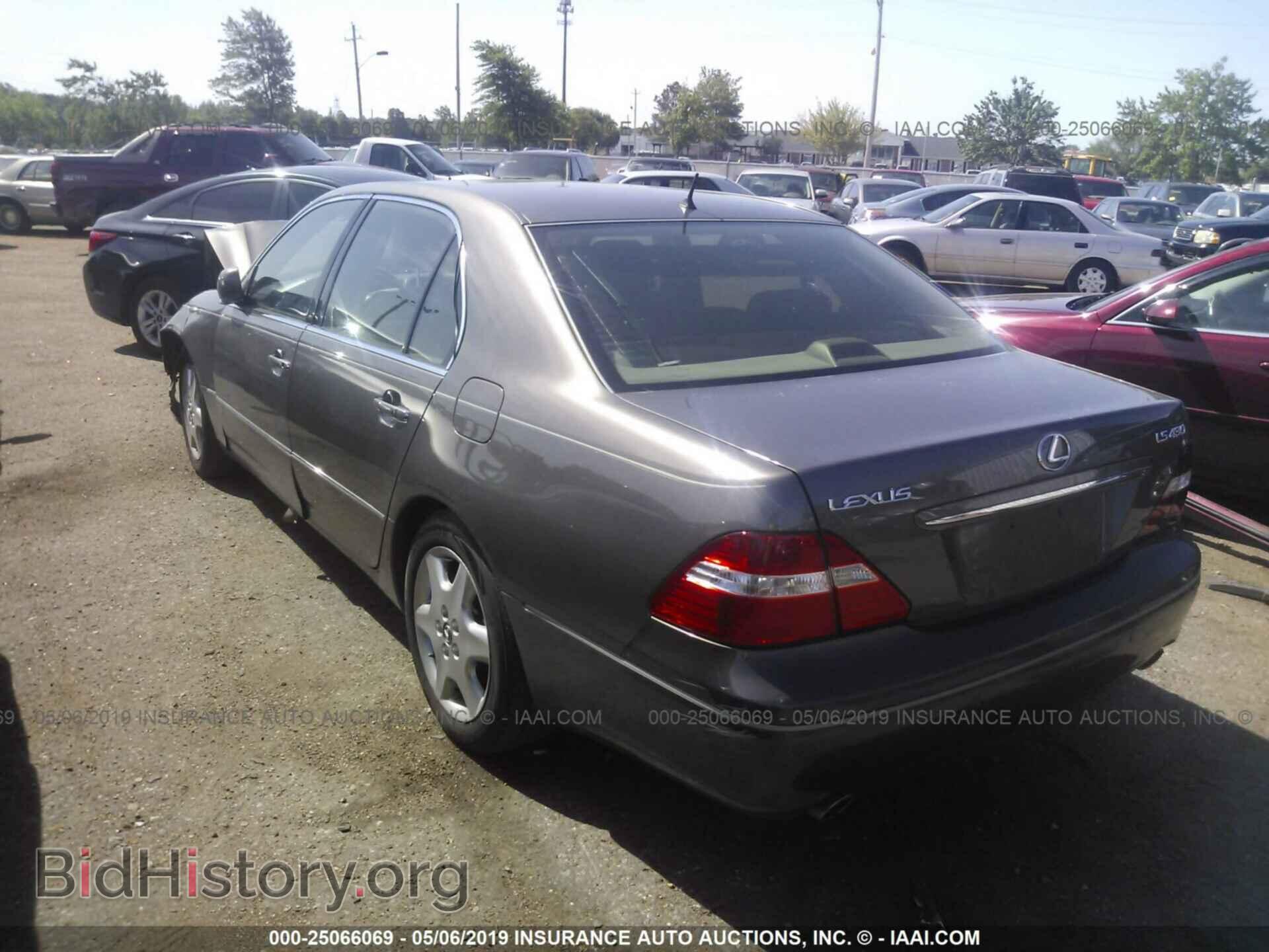 2004 LEXUS LS - VIN: JTHBN36F740159626 - Фото 3
