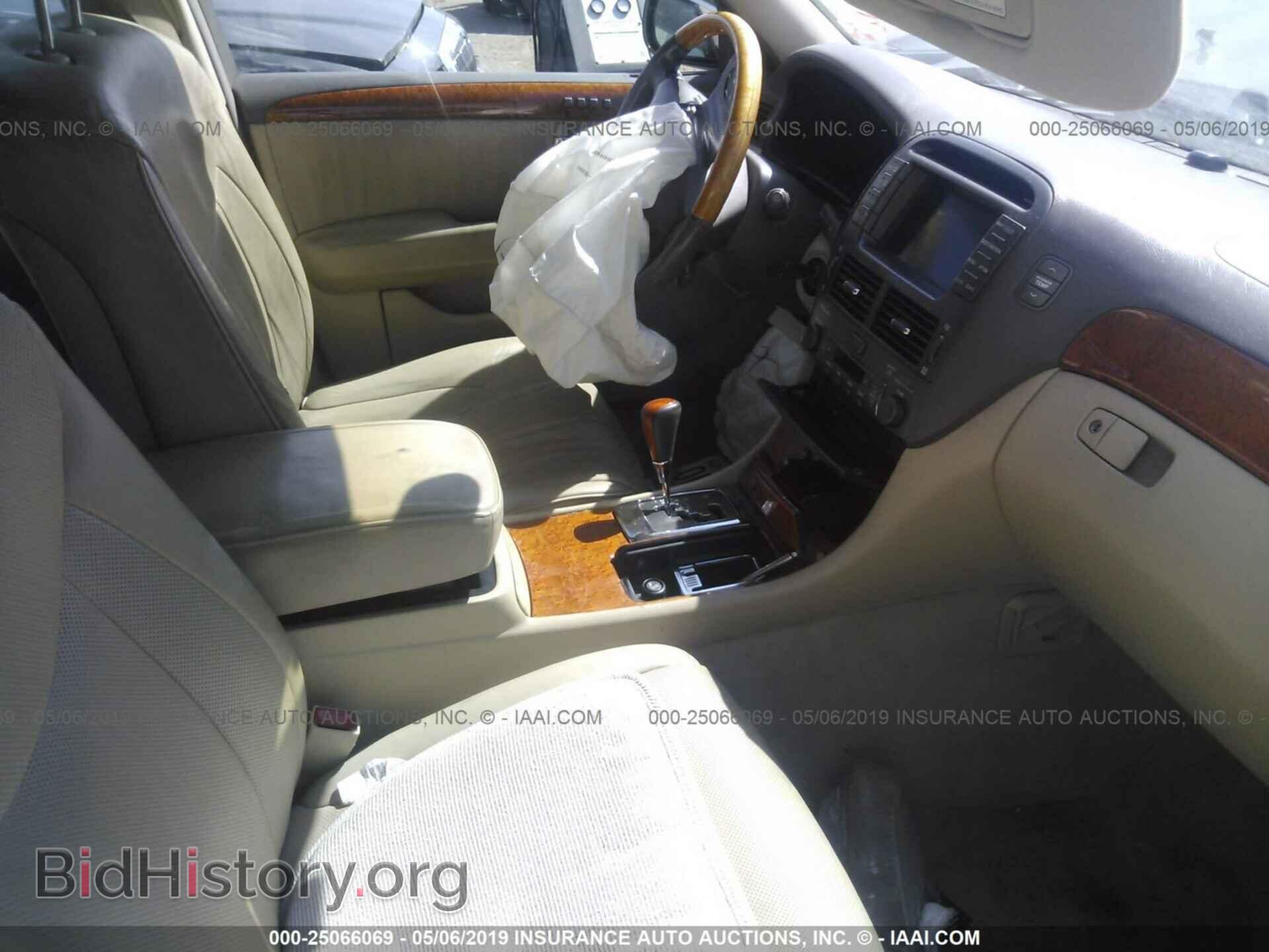 2004 LEXUS LS - VIN: JTHBN36F740159626 - Фото 5