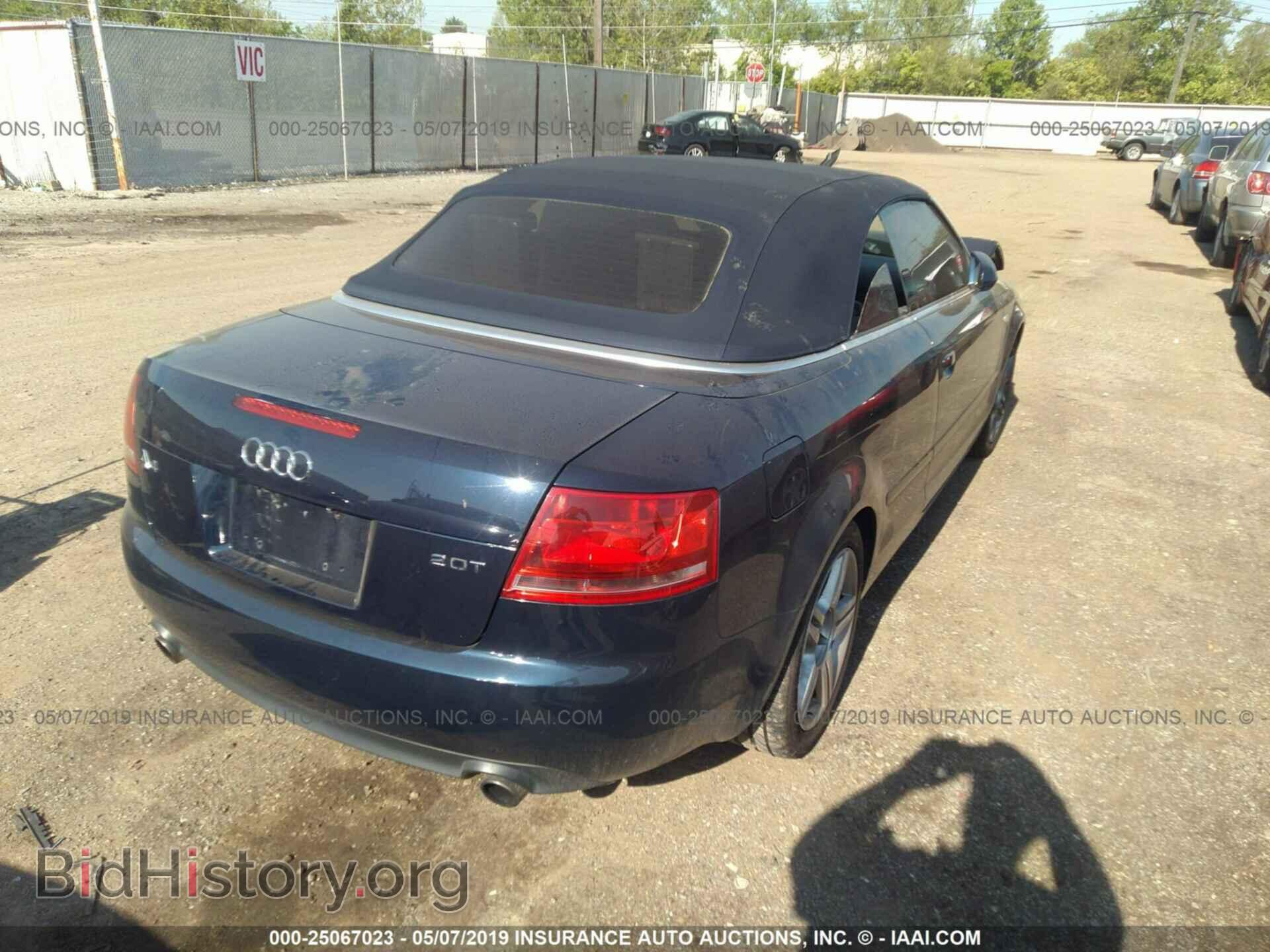 2007 AUDI A4 - VIN: WAUAF48H07K024329 - Фото 4