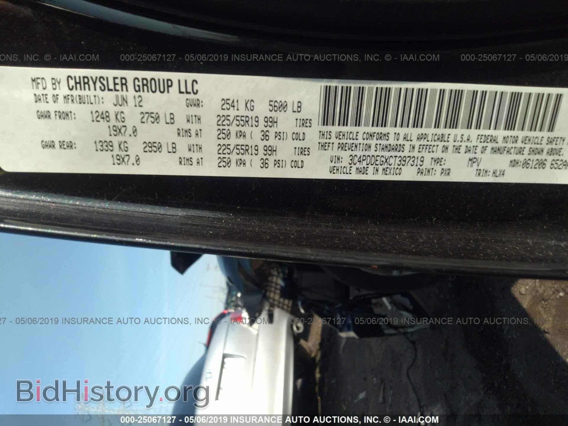 2012 DODGE JOURNEY - VIN: 3C4PDDEGXCT397319 - Photo 9