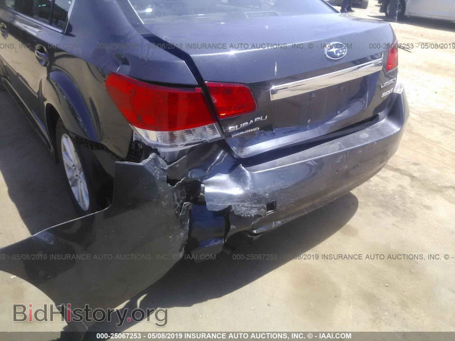 2012 SUBARU LEGACY - VIN: 4S3BMBF69C3010839 - Фото 6