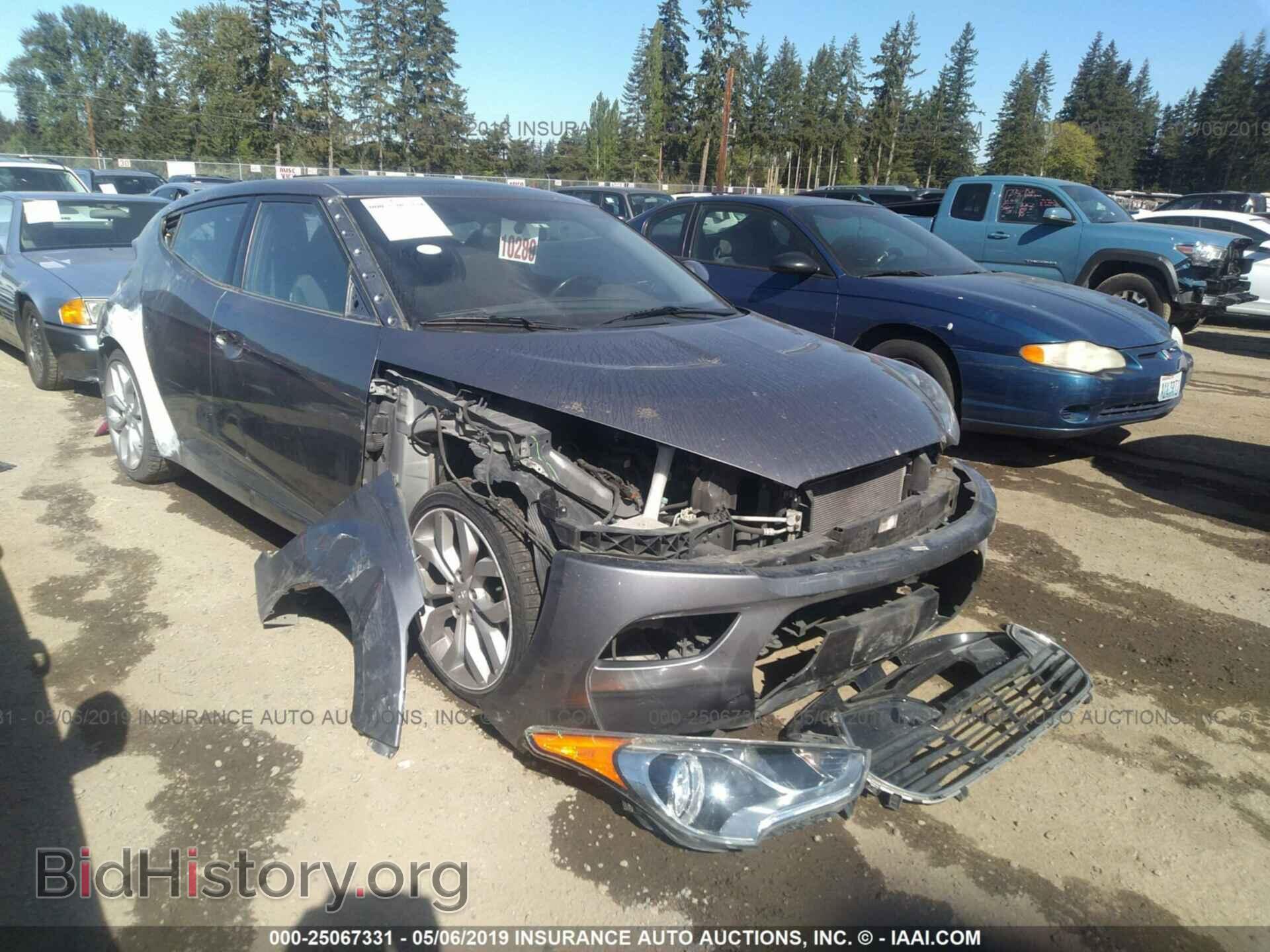 Photo KMHTC6AD5CU078257 - HYUNDAI VELOSTER 2012