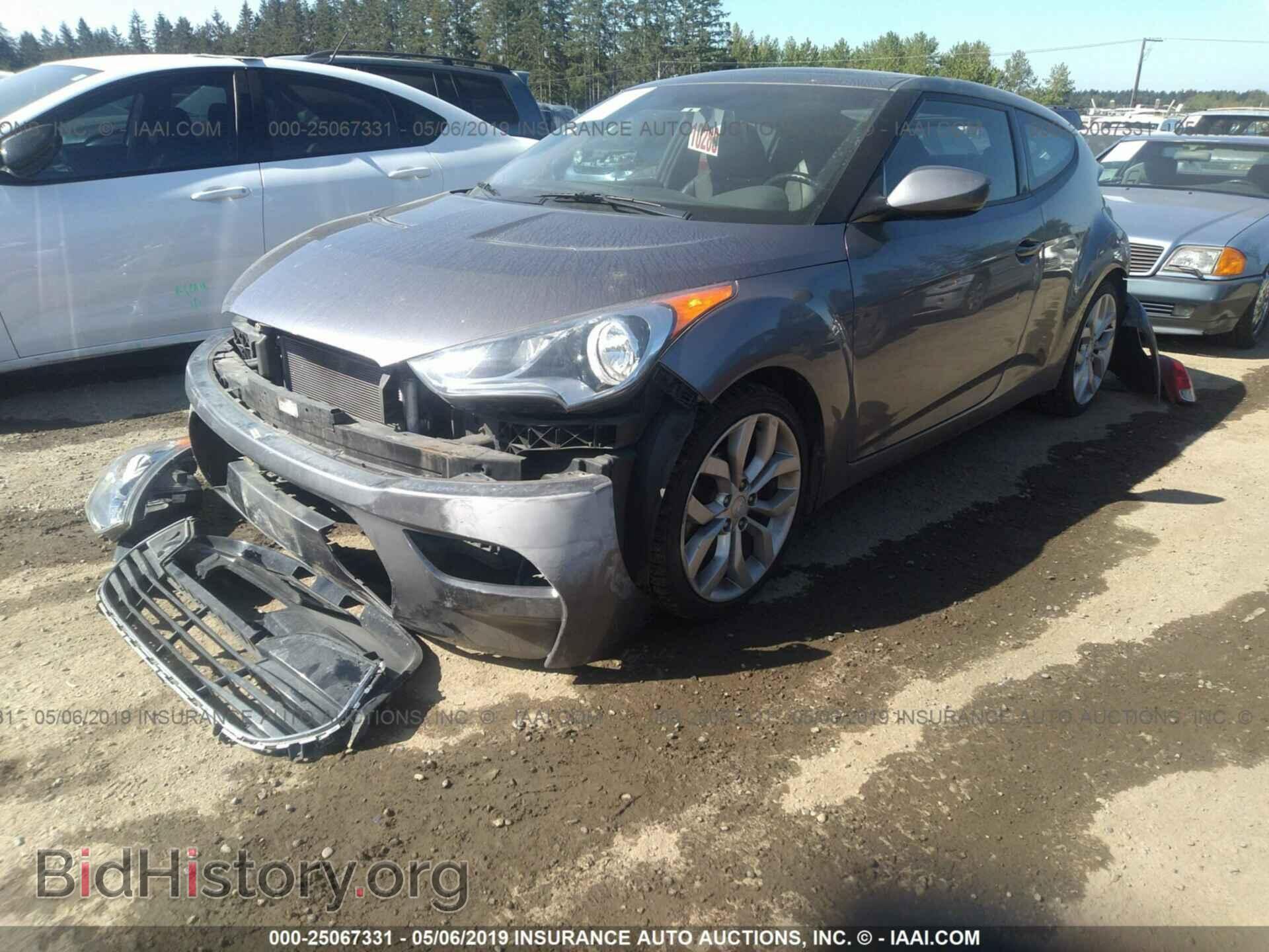 2012 HYUNDAI VELOSTER - VIN: KMHTC6AD5CU078257 - Фото 2
