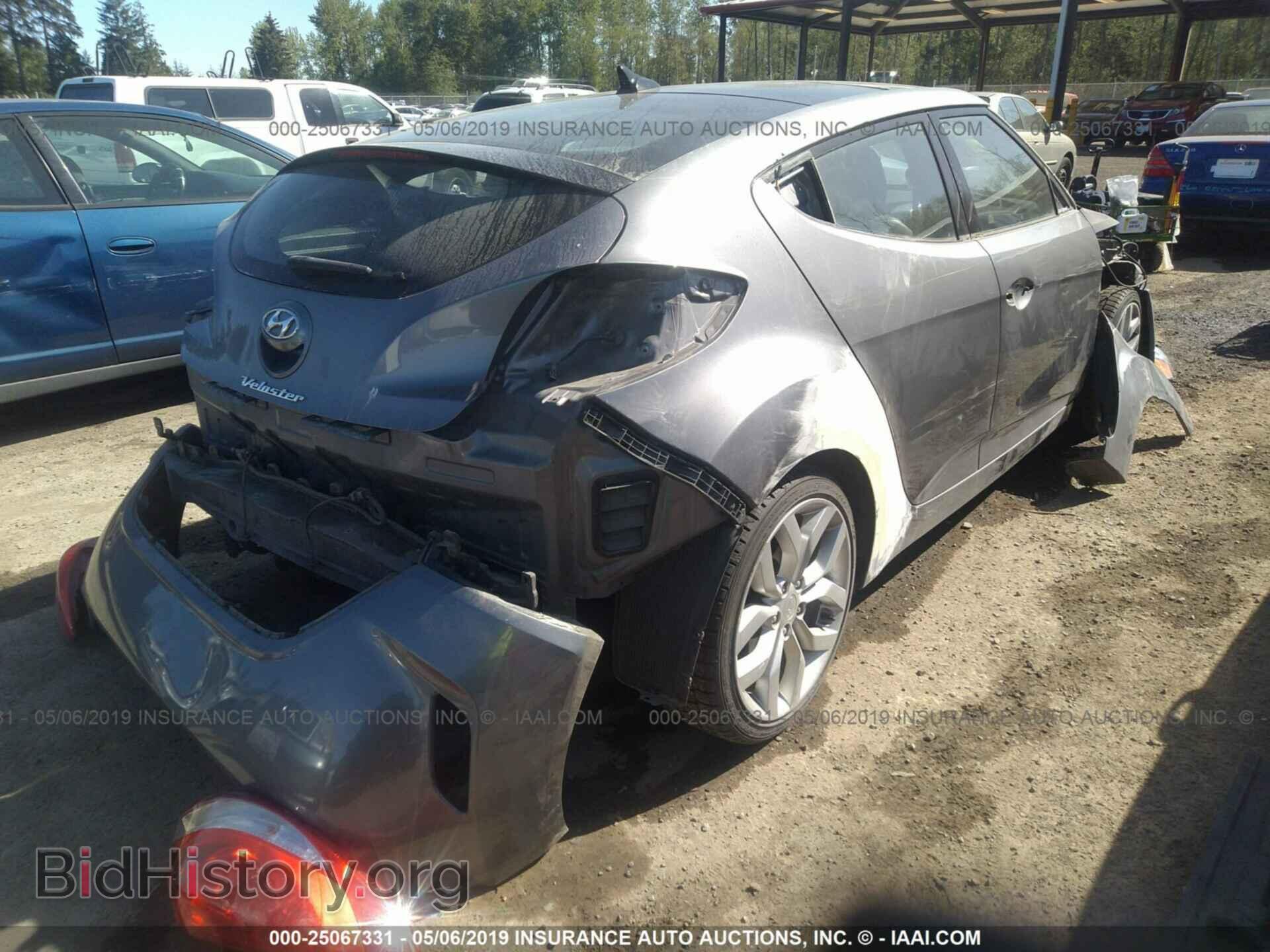 2012 HYUNDAI VELOSTER - VIN: KMHTC6AD5CU078257 - Фото 4