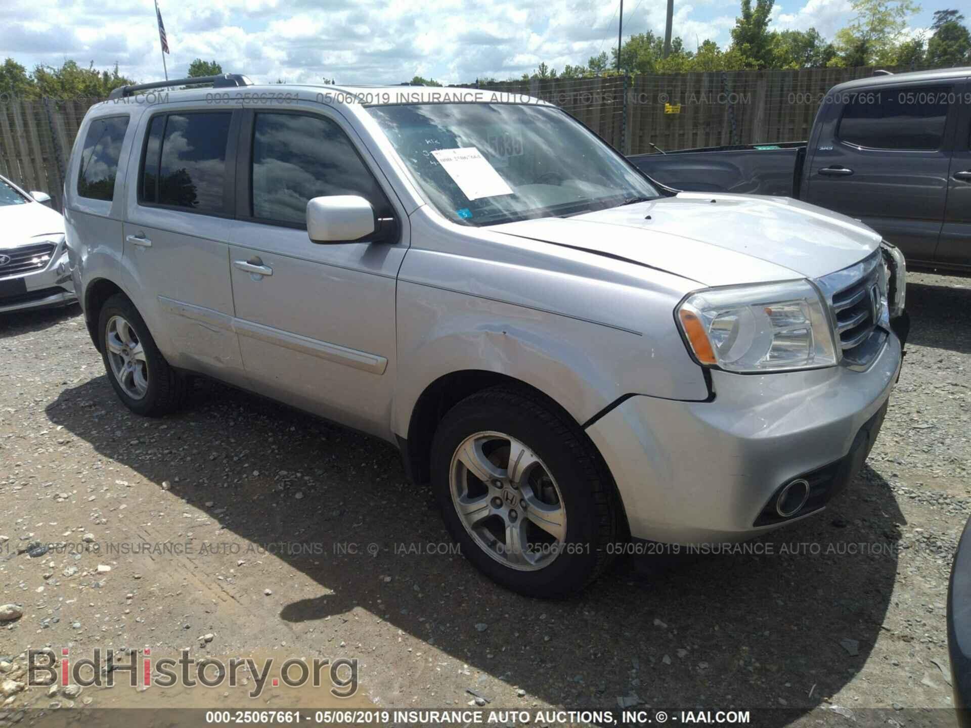 Фотография 5FNYF3H78CB002346 - HONDA PILOT 2012