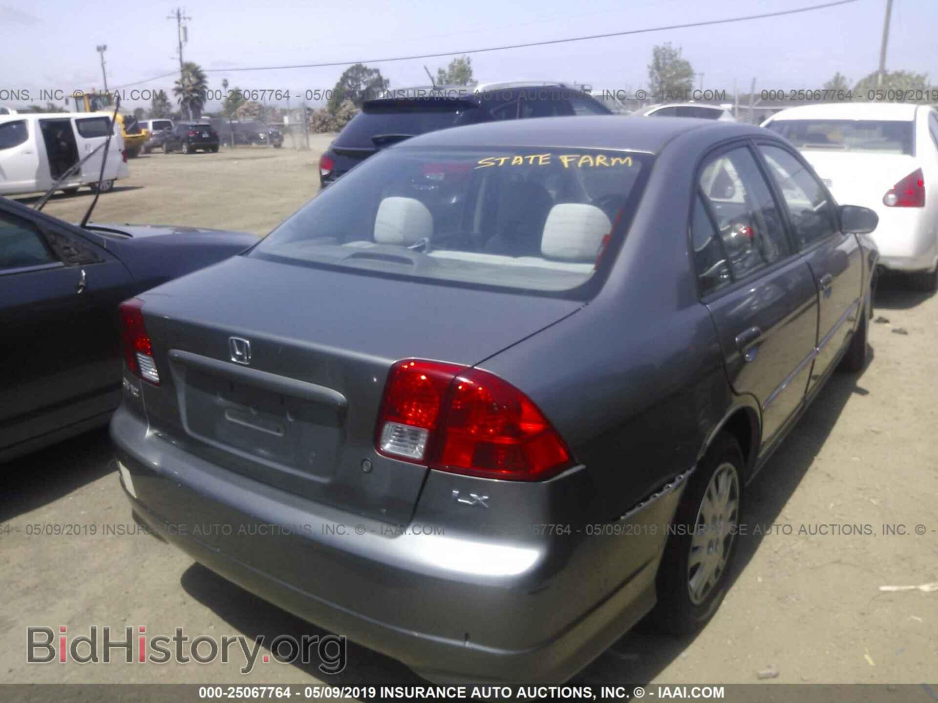 2005 HONDA CIVIC - VIN: 2HGES16595H546373 - Фото 4