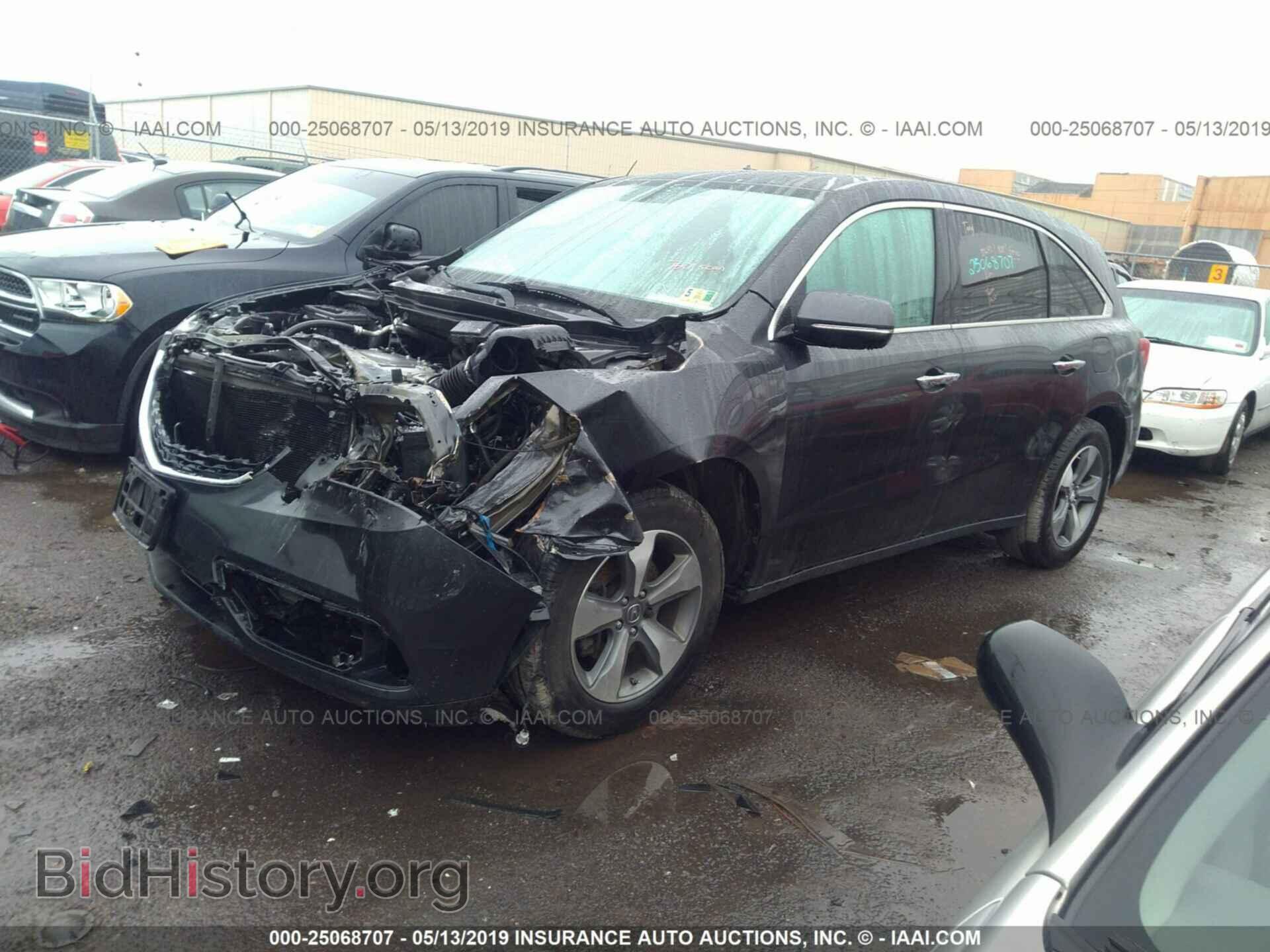 2016 ACURA MDX - VIN: 5FRYD4H24GB059079 - Фото 2