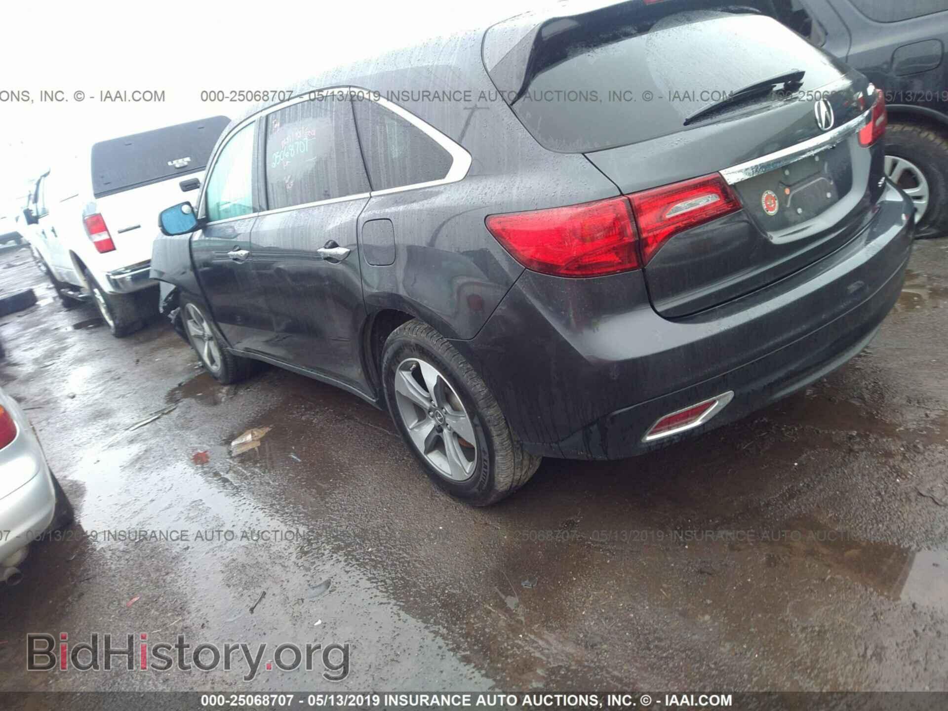 2016 ACURA MDX - VIN: 5FRYD4H24GB059079 - Фото 3