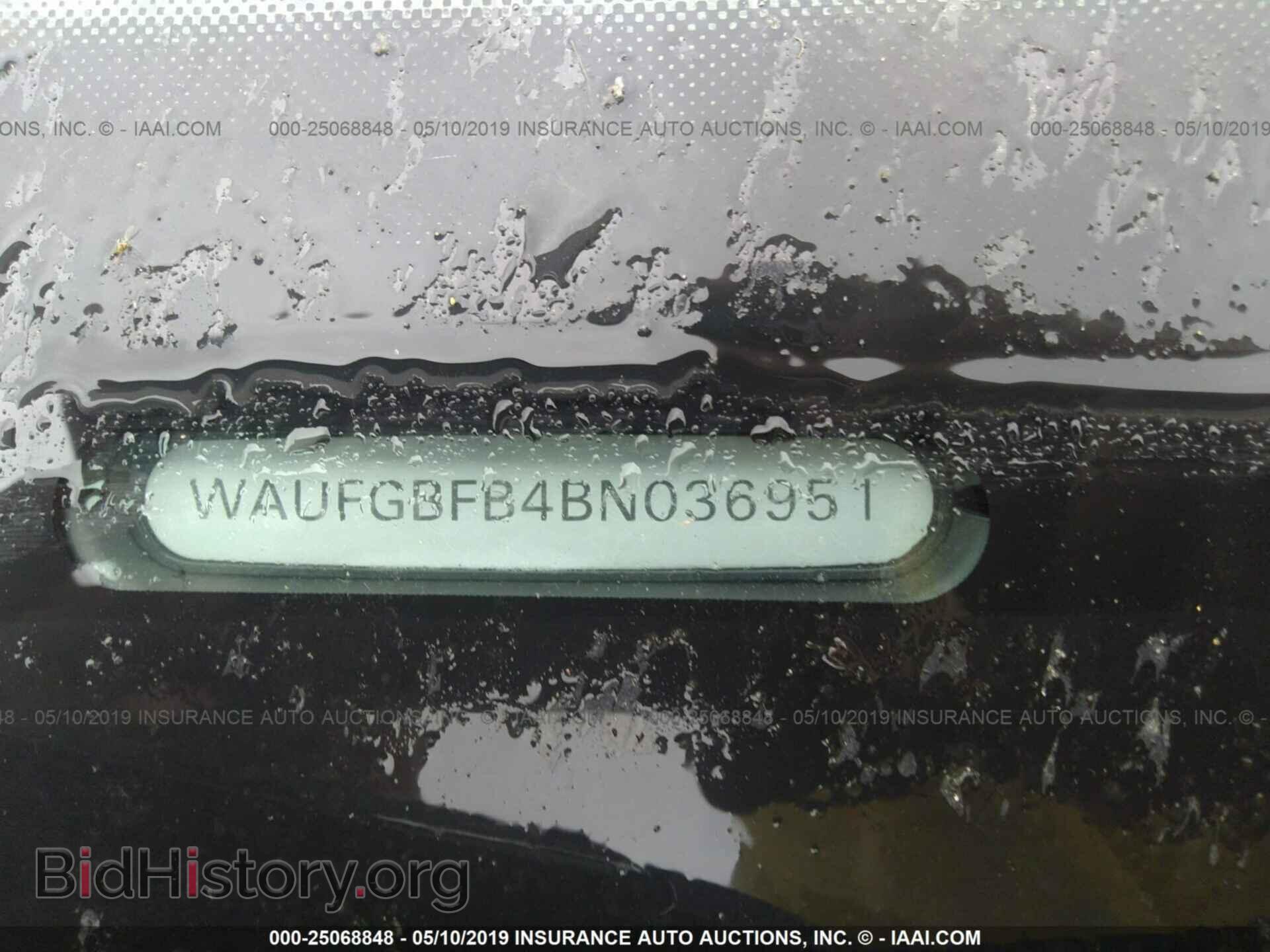 2011 AUDI A6 - VIN: WAUFGBFB4BN036951 - Фото 9